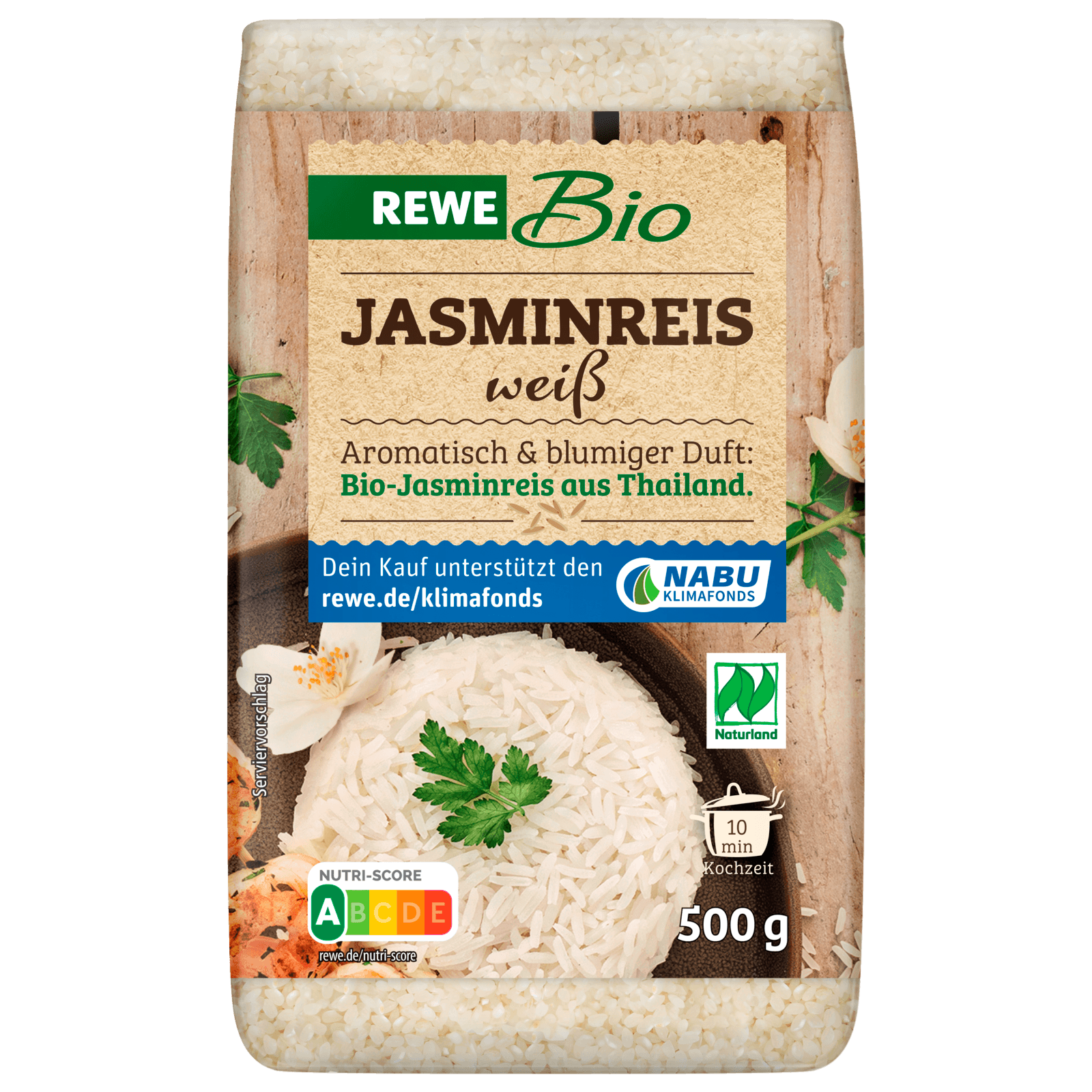 REWE Bio Jasminreis weiß 500g