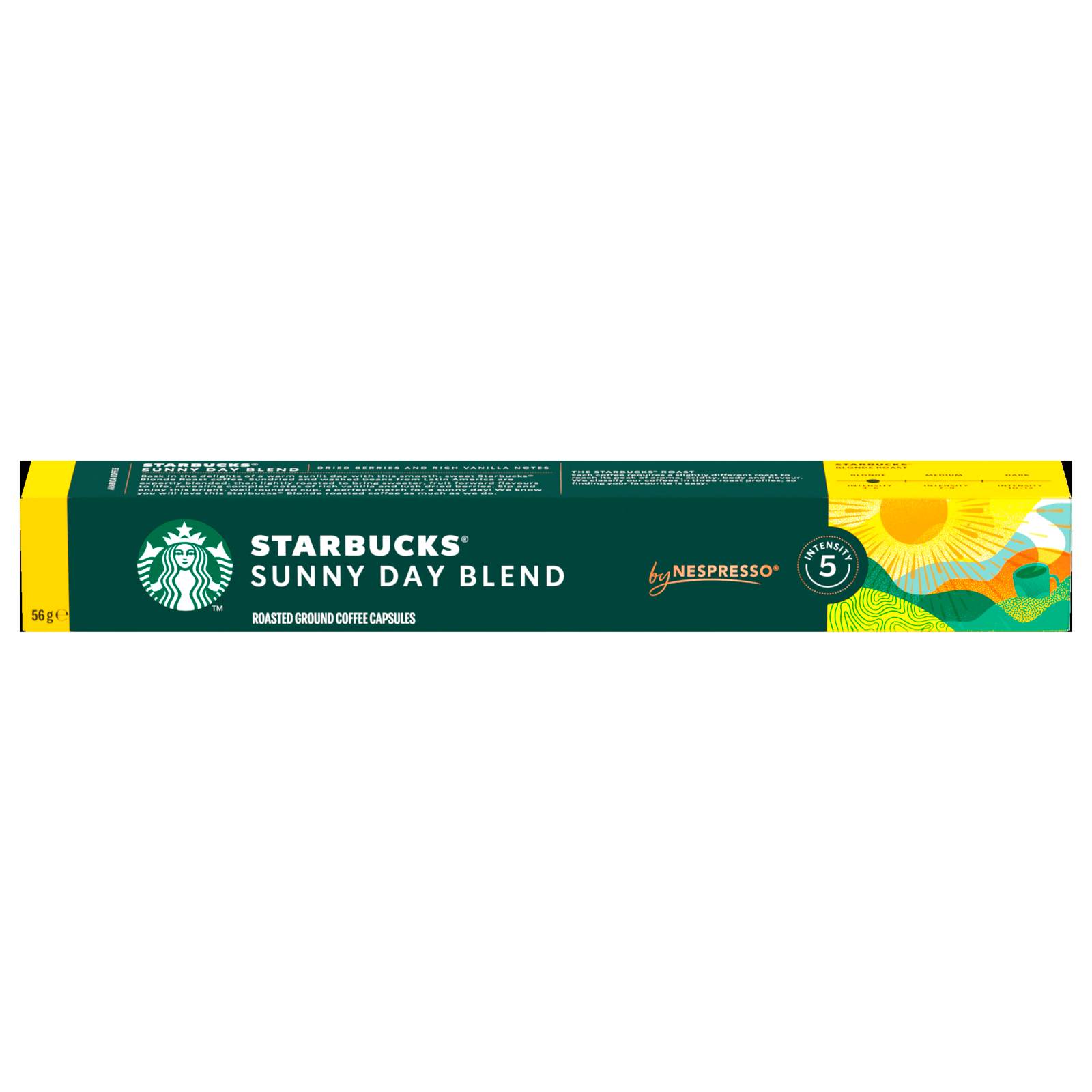 Starbucks Sunny Day Blend Lungo by Nespresso 56g, 10 Kapseln