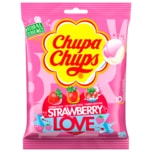Chupa Chups Strawberry Love 120g, 10 Lollipops