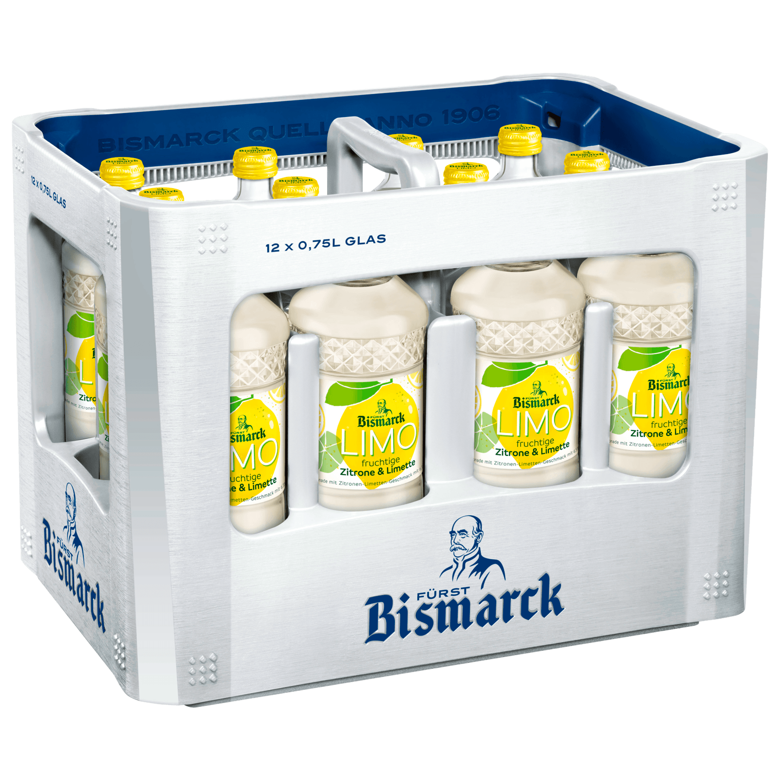 Fürst Bismarck Limo REWE online bei & Limette Zitrone 12x0,75l bestellen