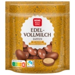 REWE Beste Wahl Edel-Vollmilch Zapfen mit salzigem Karamellgeschmack 130g