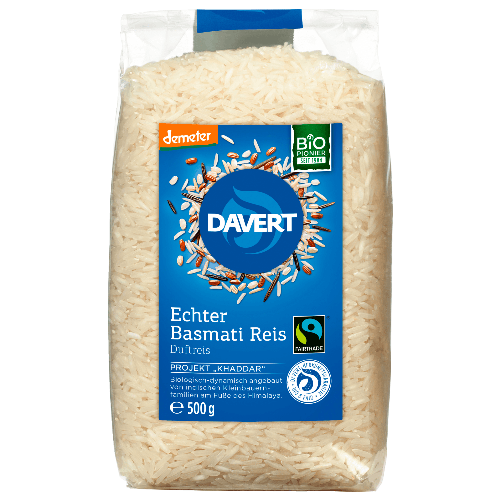 Davert Echter Bio Basmati-Reis 500g