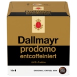 Dallmayr Prodomo Kaffee entcoffeiniert 128g, 16 Kapseln