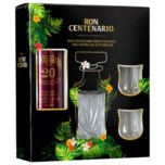 Ron Centenario Rum + Decanter & 2 Tumblers 0,7l