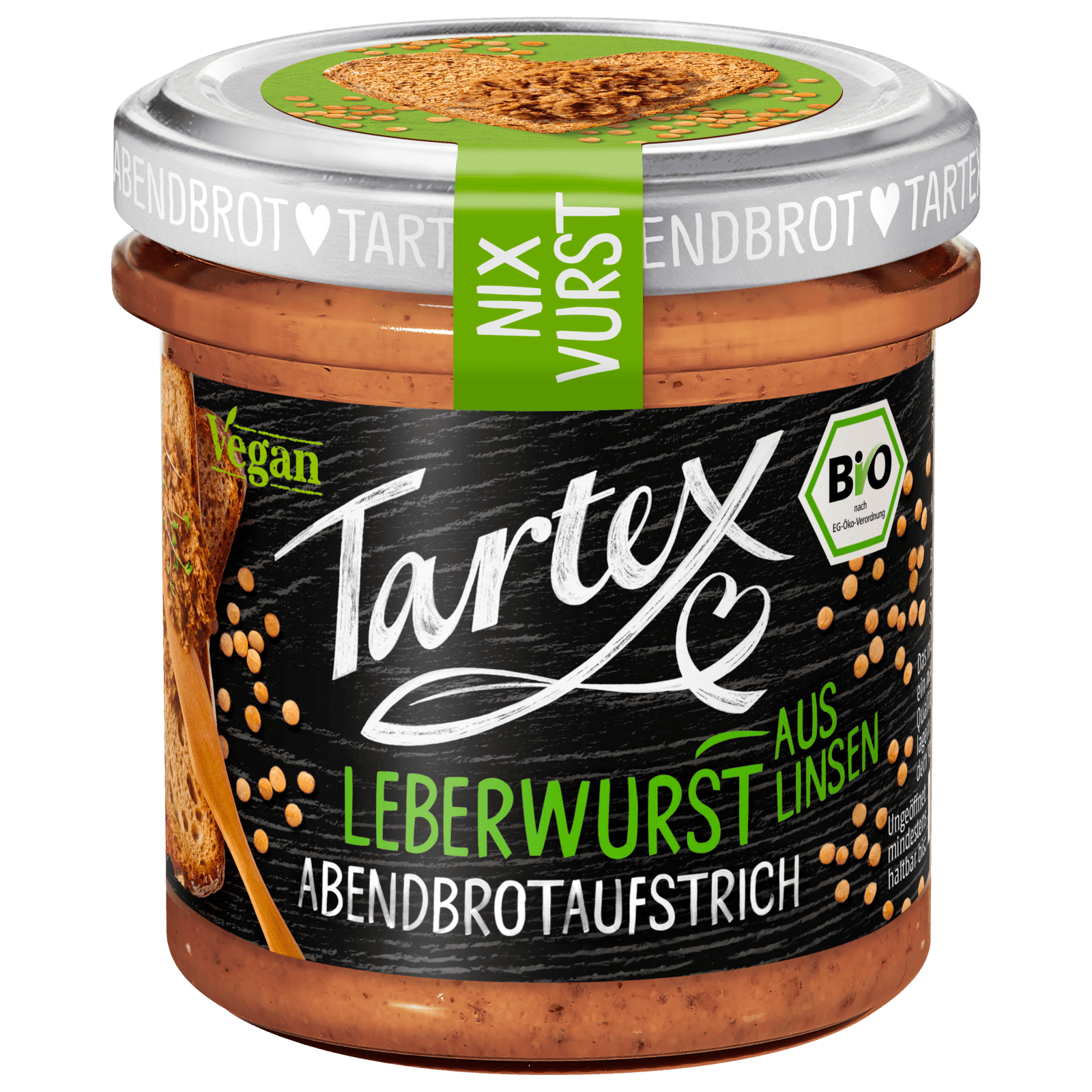 Tartex Bio Brotaufstrich Leberwurst vegan 135g bei REWE online bestellen!