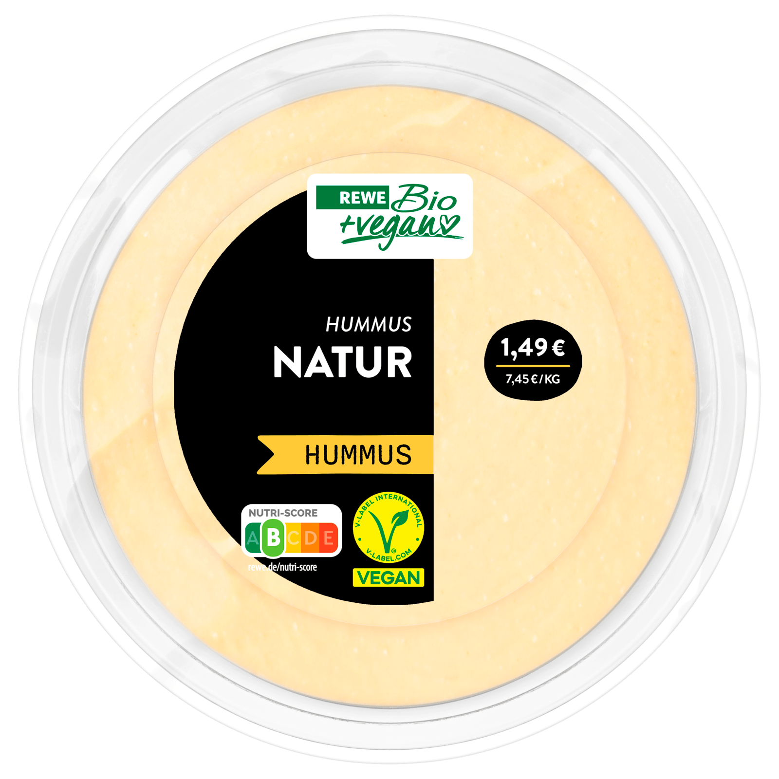 REWE Bio + vegan Hummus Natur 200g