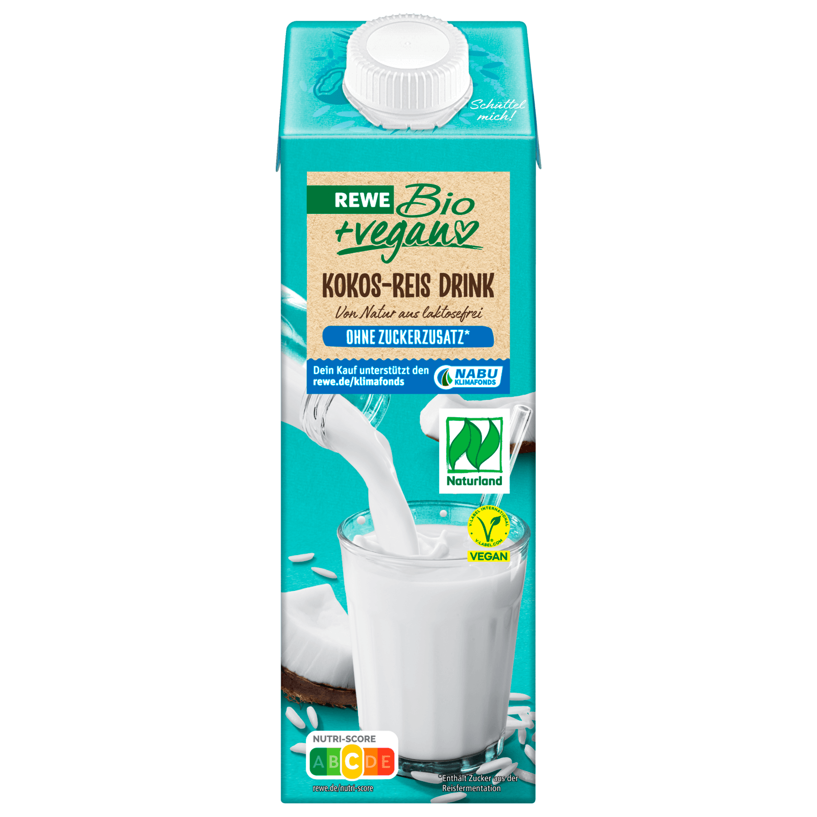 REWE Bio Kokos Reis Drink vegan 1l