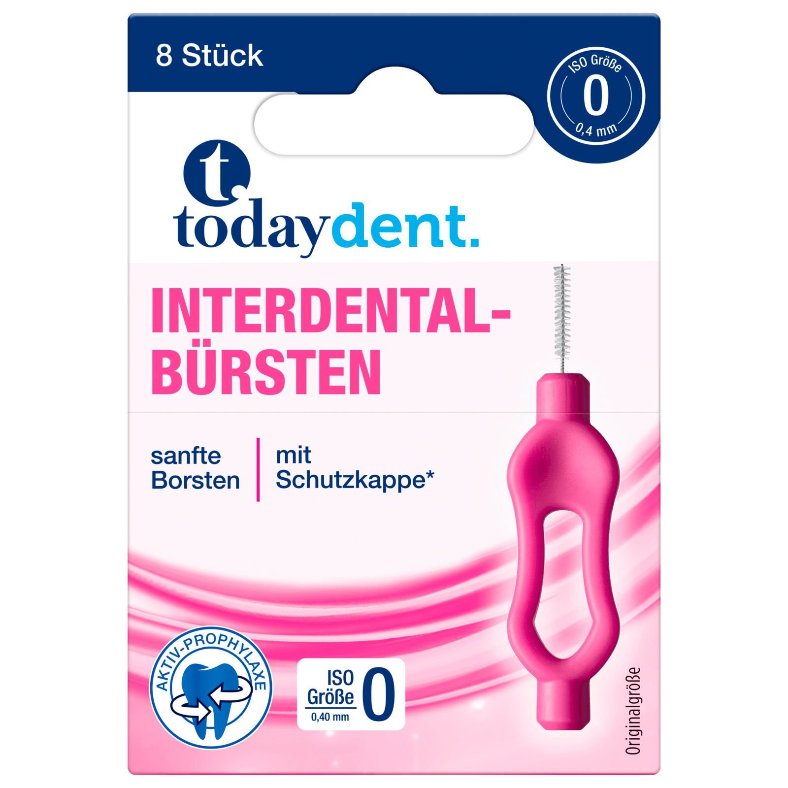 Today dent Interdentalbürsten ISO Gr.0 8 Stück