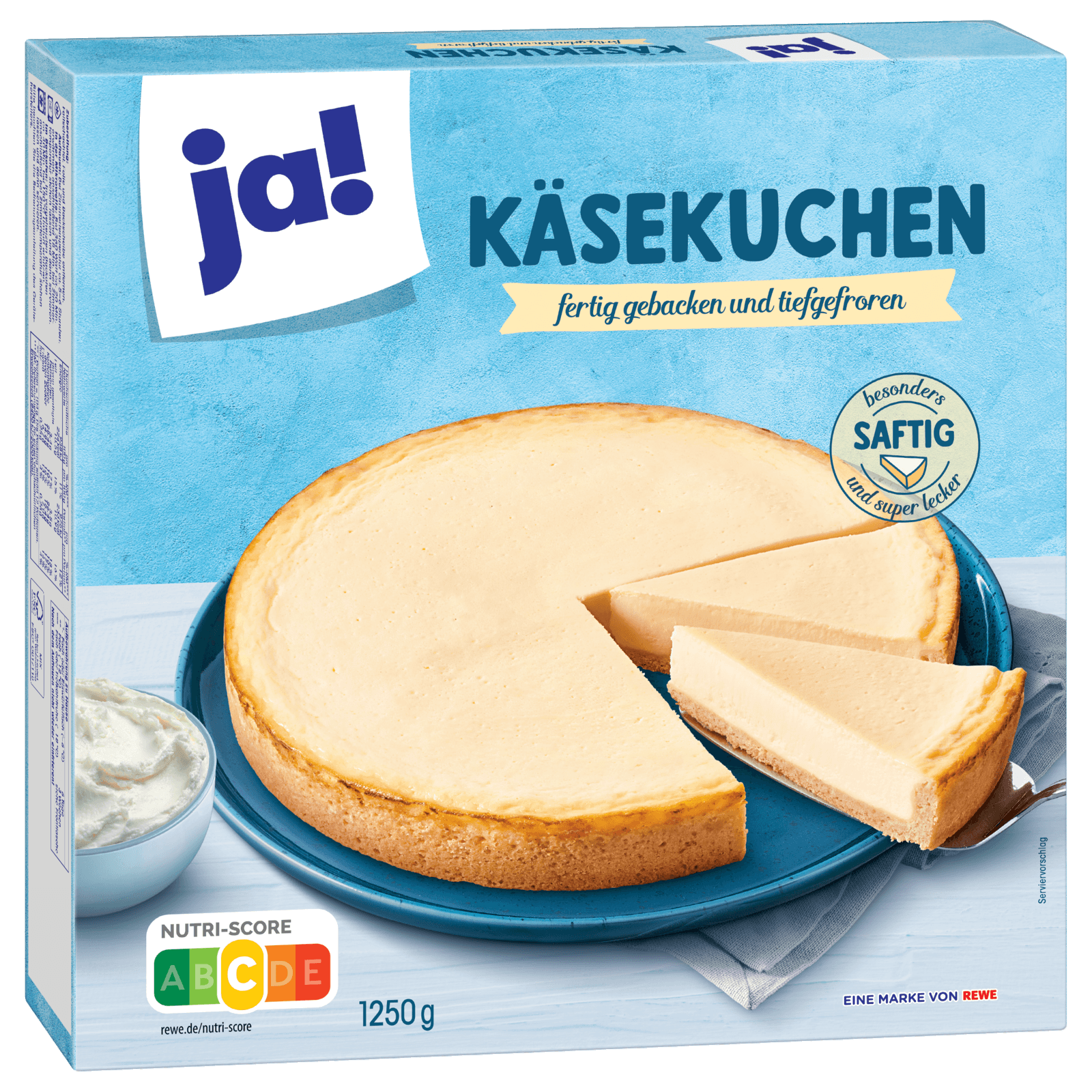 ja! Käsekuchen 1250g bei REWE online bestellen! REWE.de