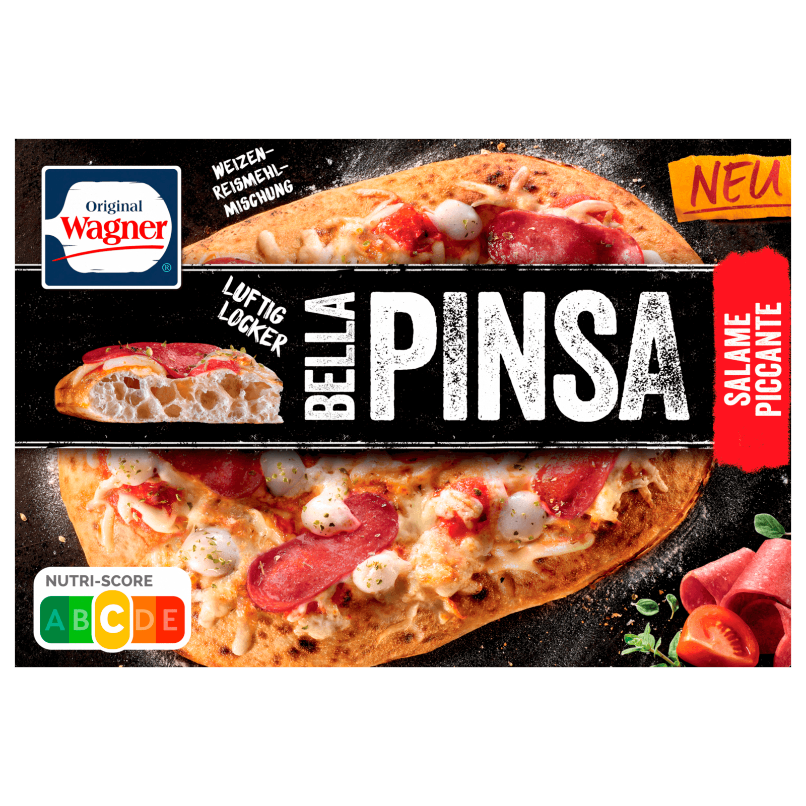 Original Wagner Bella Pinsa Salame Piccante 300g