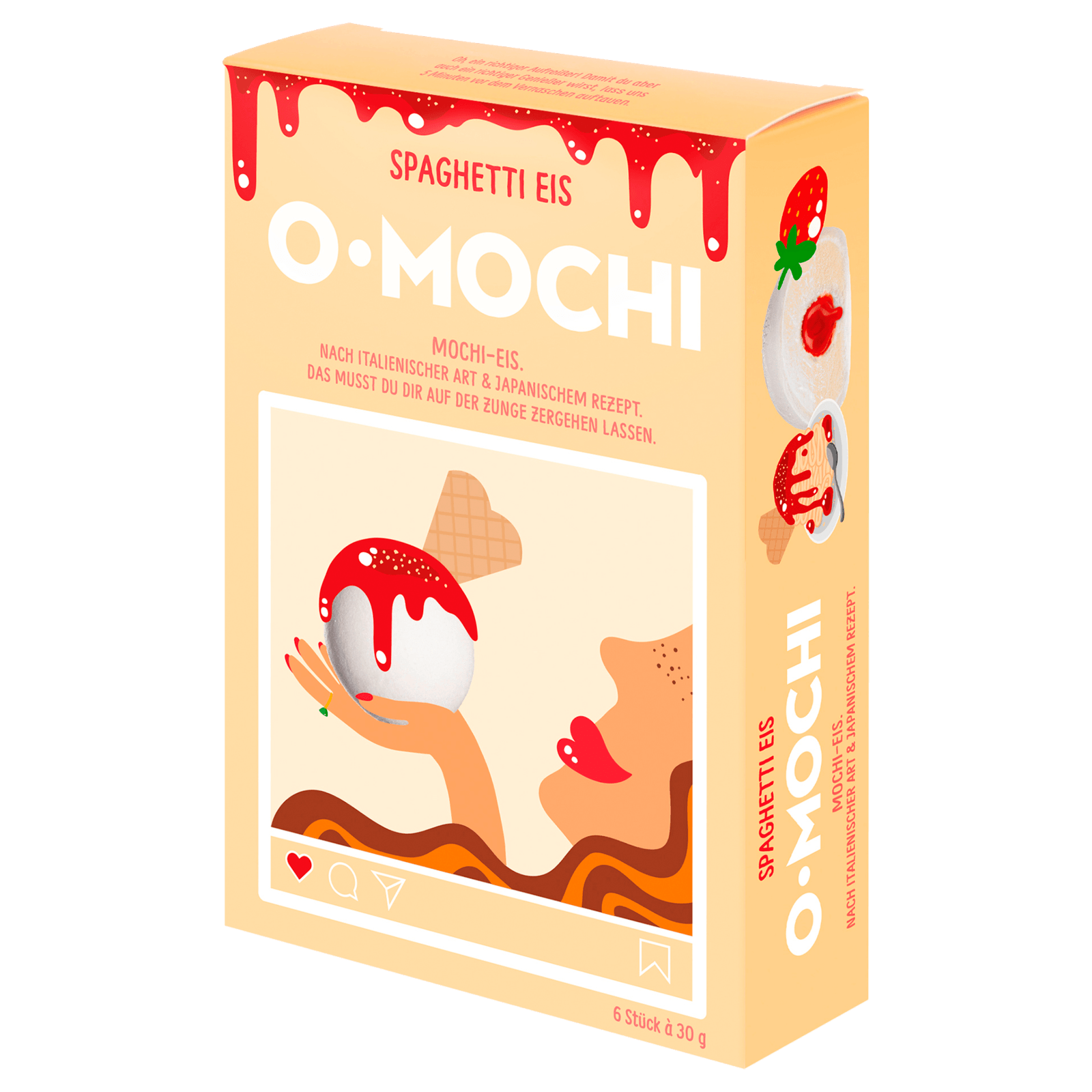 O-Mochi Spaghetti Eis 180g