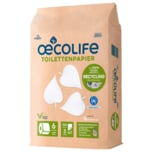 oecolife Toilettenpapier Recycling 3-lagig, 6x150 Blatt
