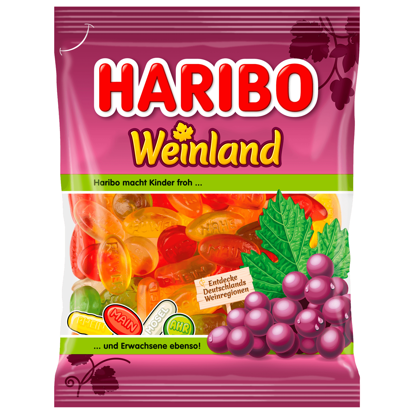 Haribo Fruchtgummi Weinland 175g