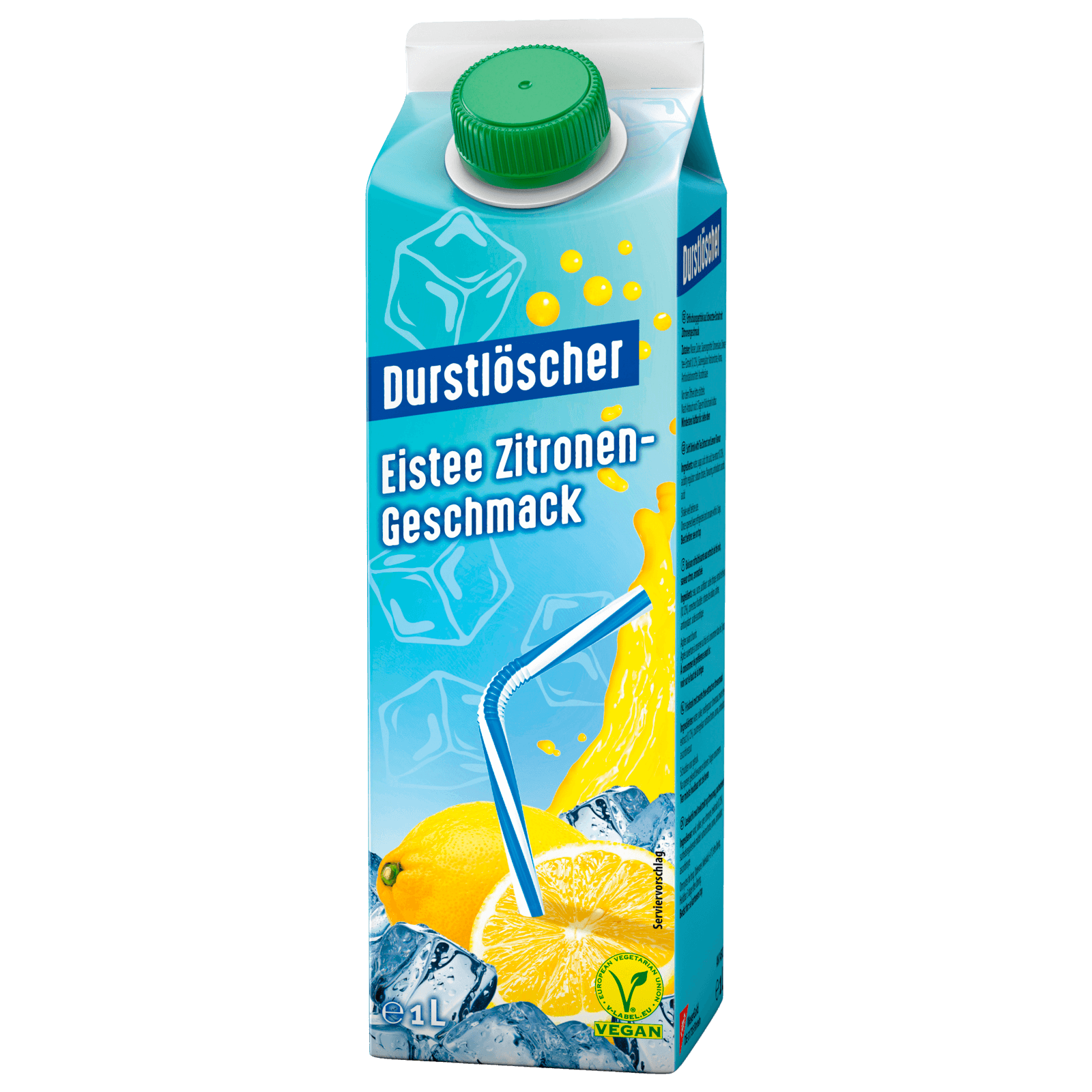 Durstlöscher Eistee Zitronengeschmack vegan 1l bei REWE online bestellen!