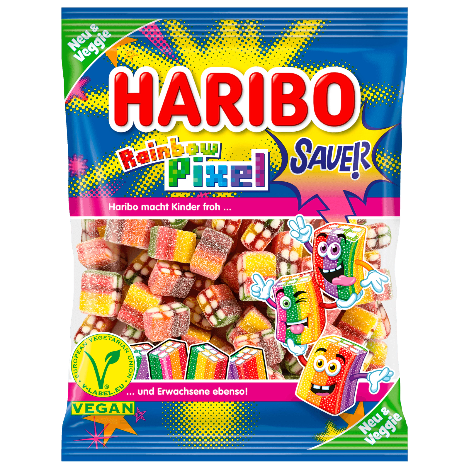 Haribo Rainbow Pixel vegan 160g