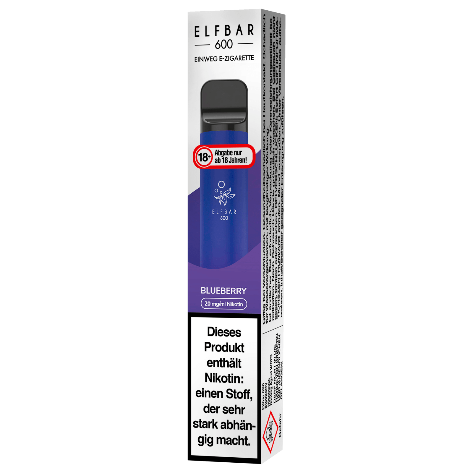 Elfbar Blueberry 20mg Nikotin