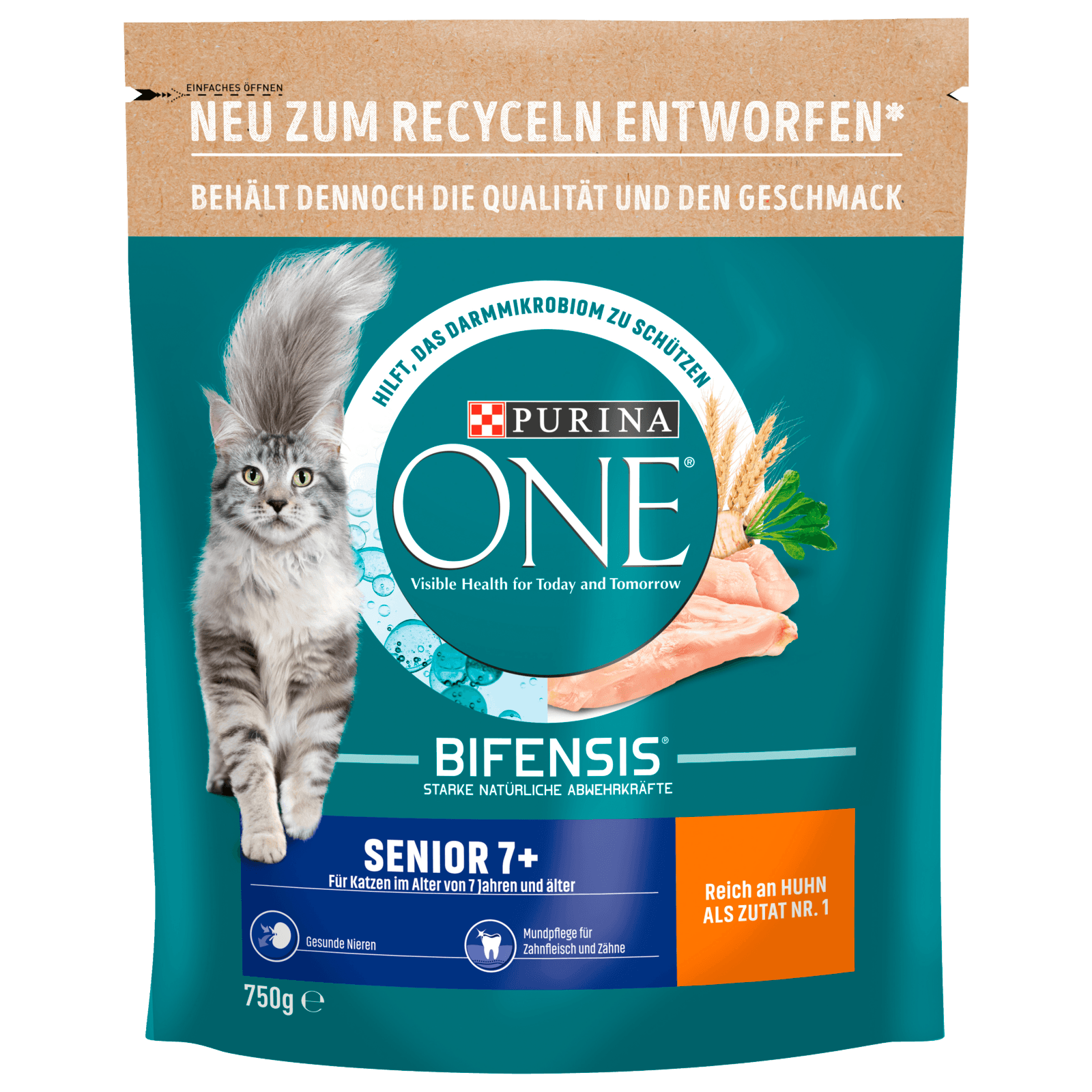 Purina One Bifensis Senior mit Huhn 750g