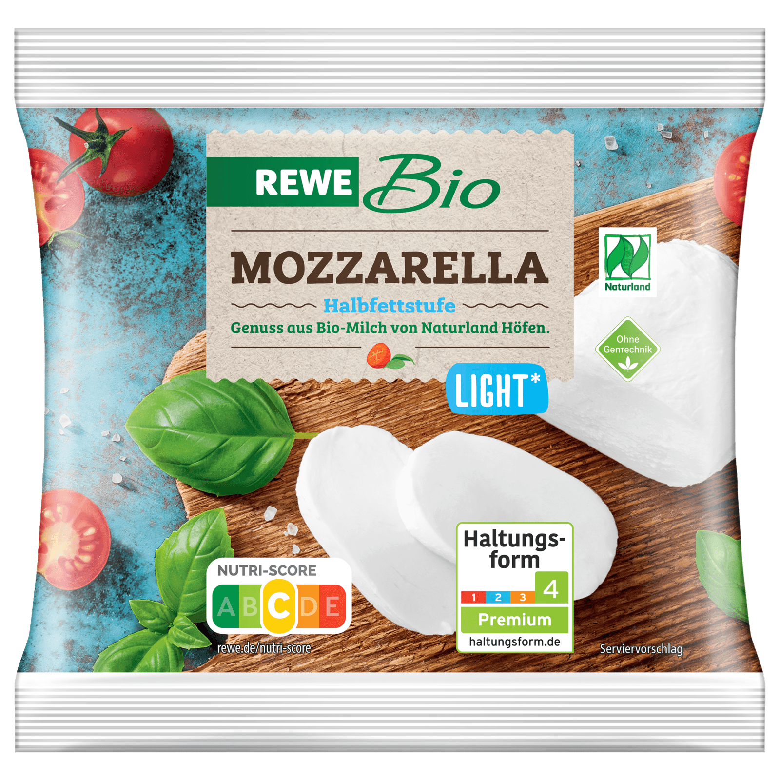 REWE Bio Mozzarella light 125g