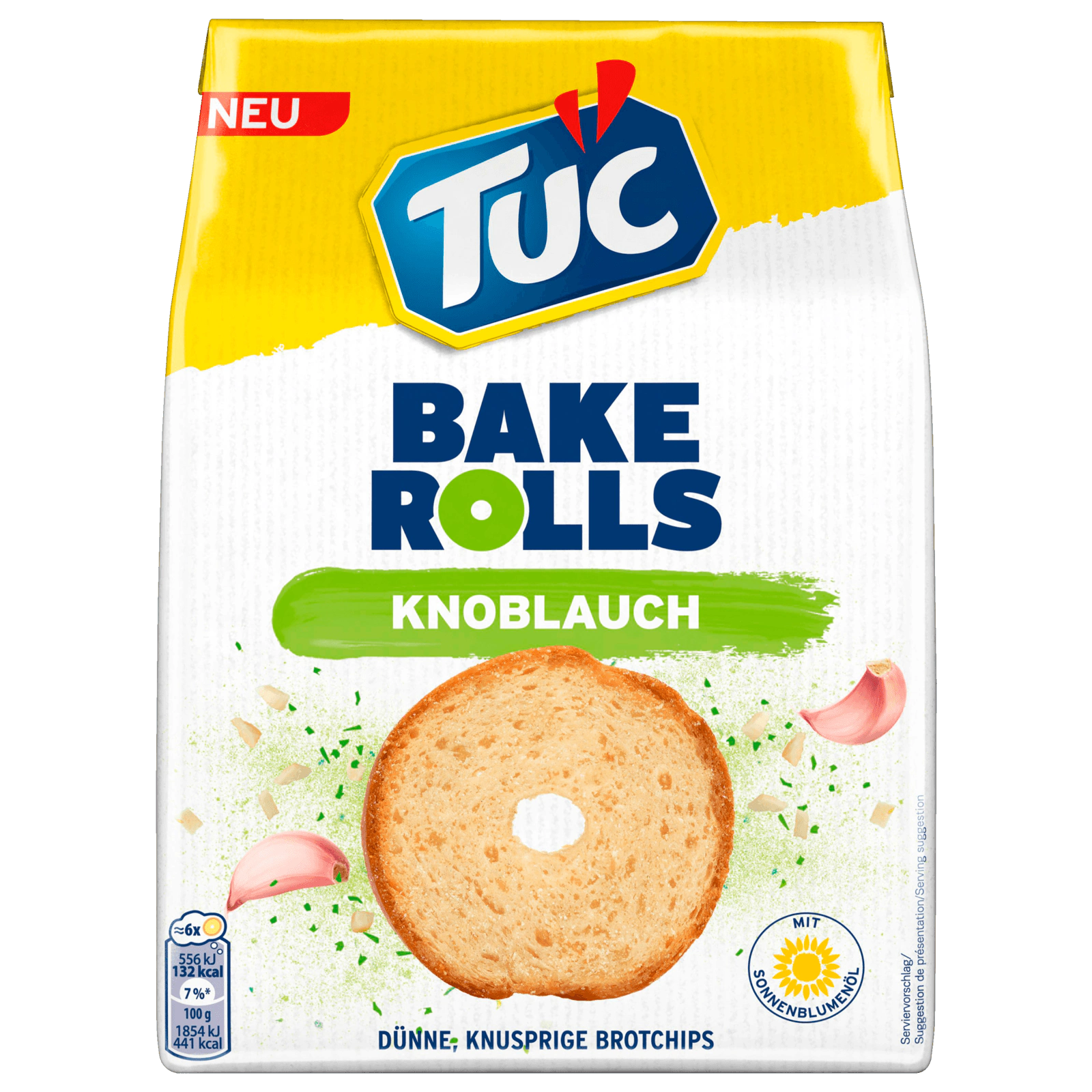 Tuc Bake Rolls Knoblauch 150g