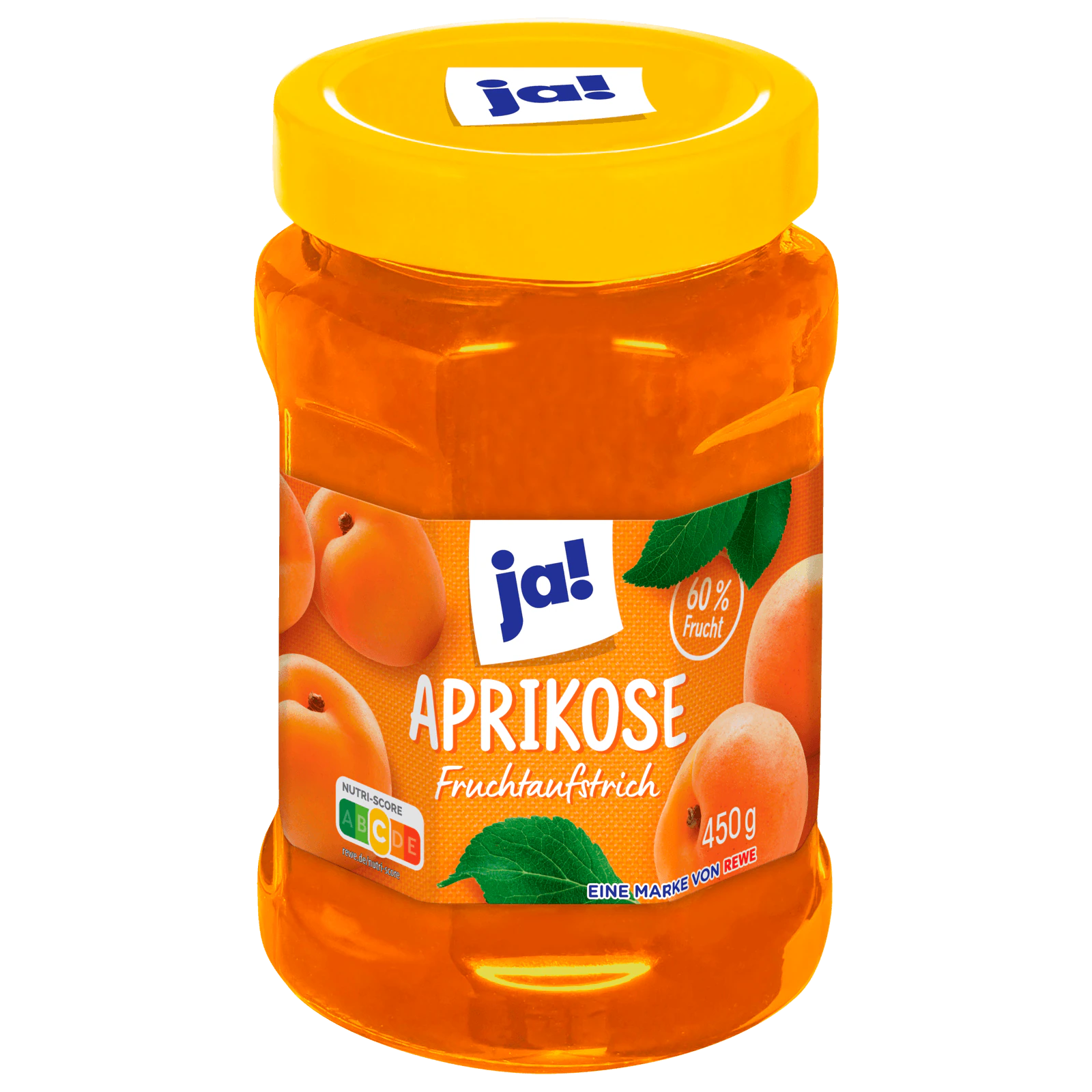 ja! Fruchtaufstrich Aprikose 450g