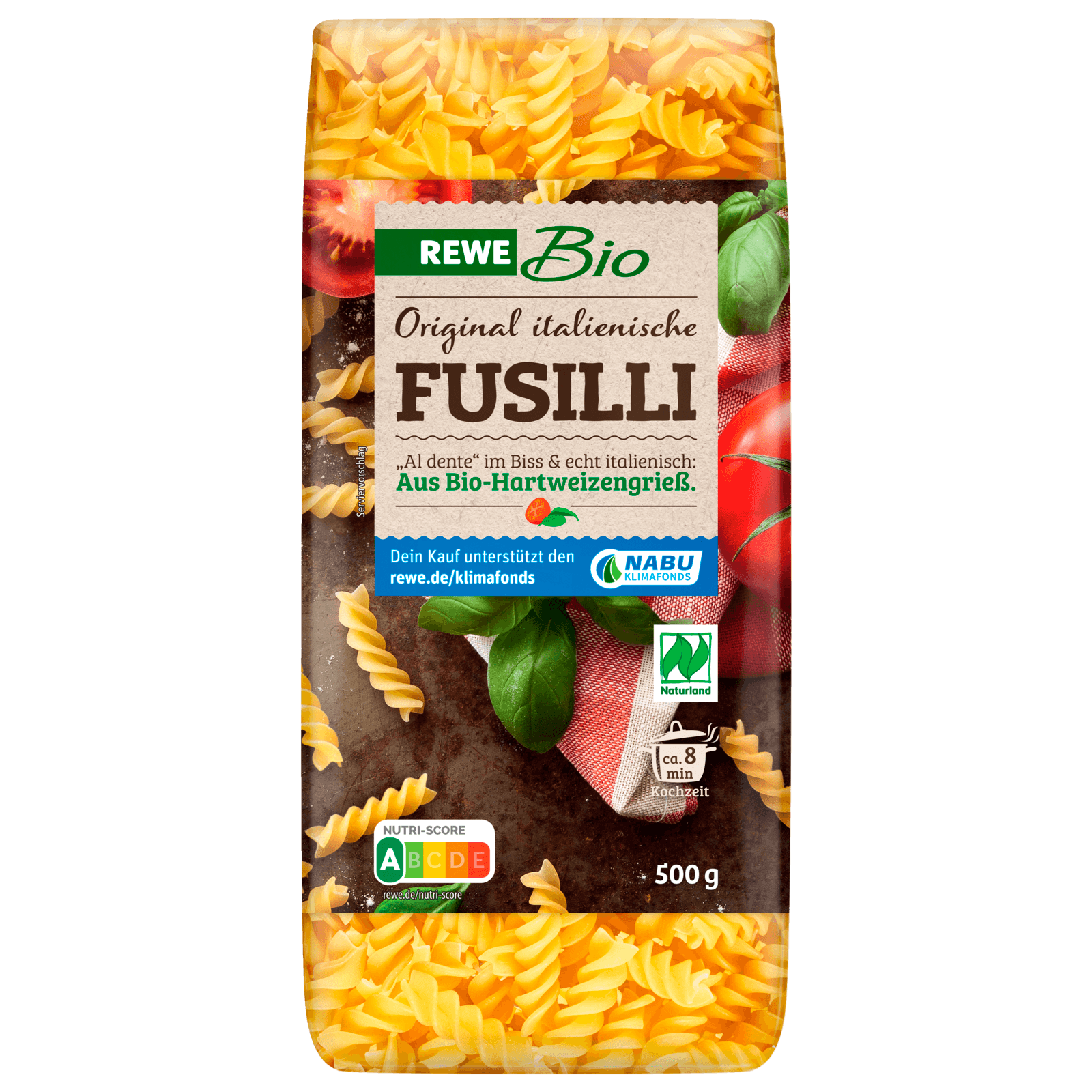 REWE Bio Naturland Fusilli 500g