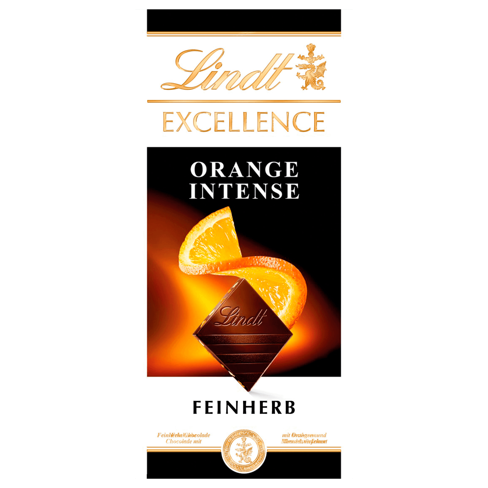 Lindt Excellence Orange Intense Feinherb 100g