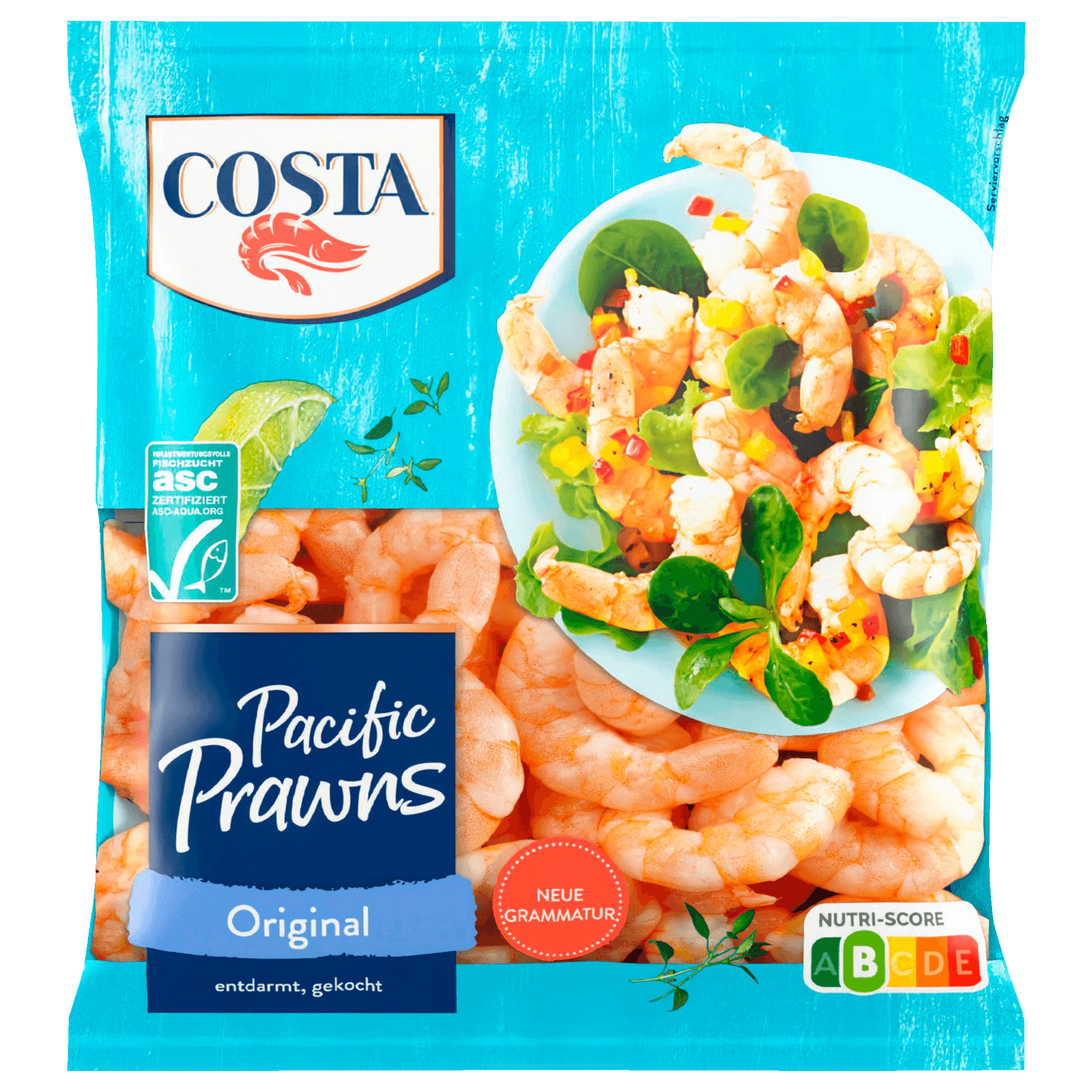 Costa Pacific Prawns 215g