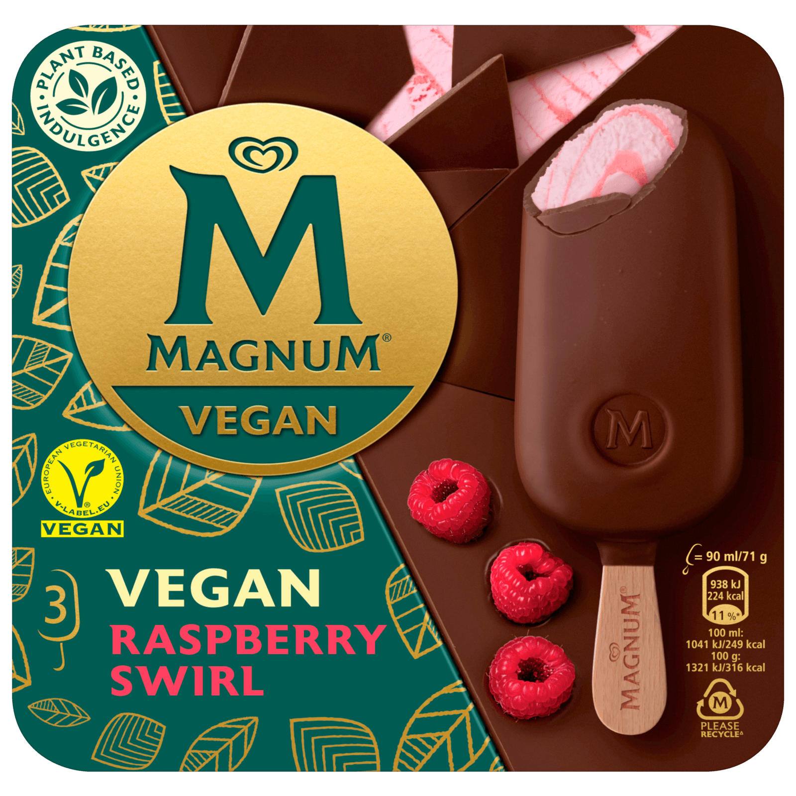 Magnum Vegan Raspberry Swirl vegan 270ml