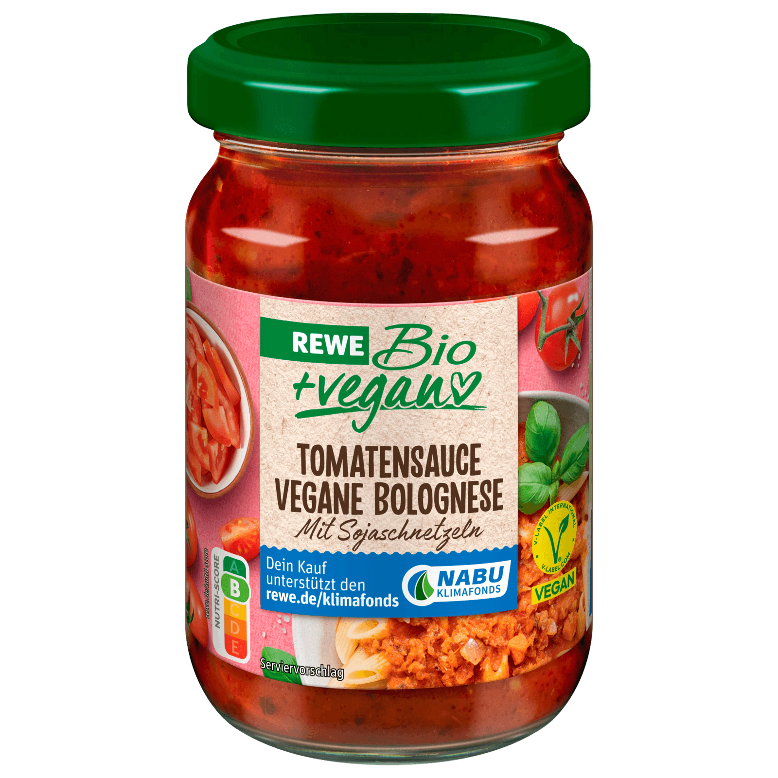 REWE Bio + vegan Tomatensauce Bolognese 350g