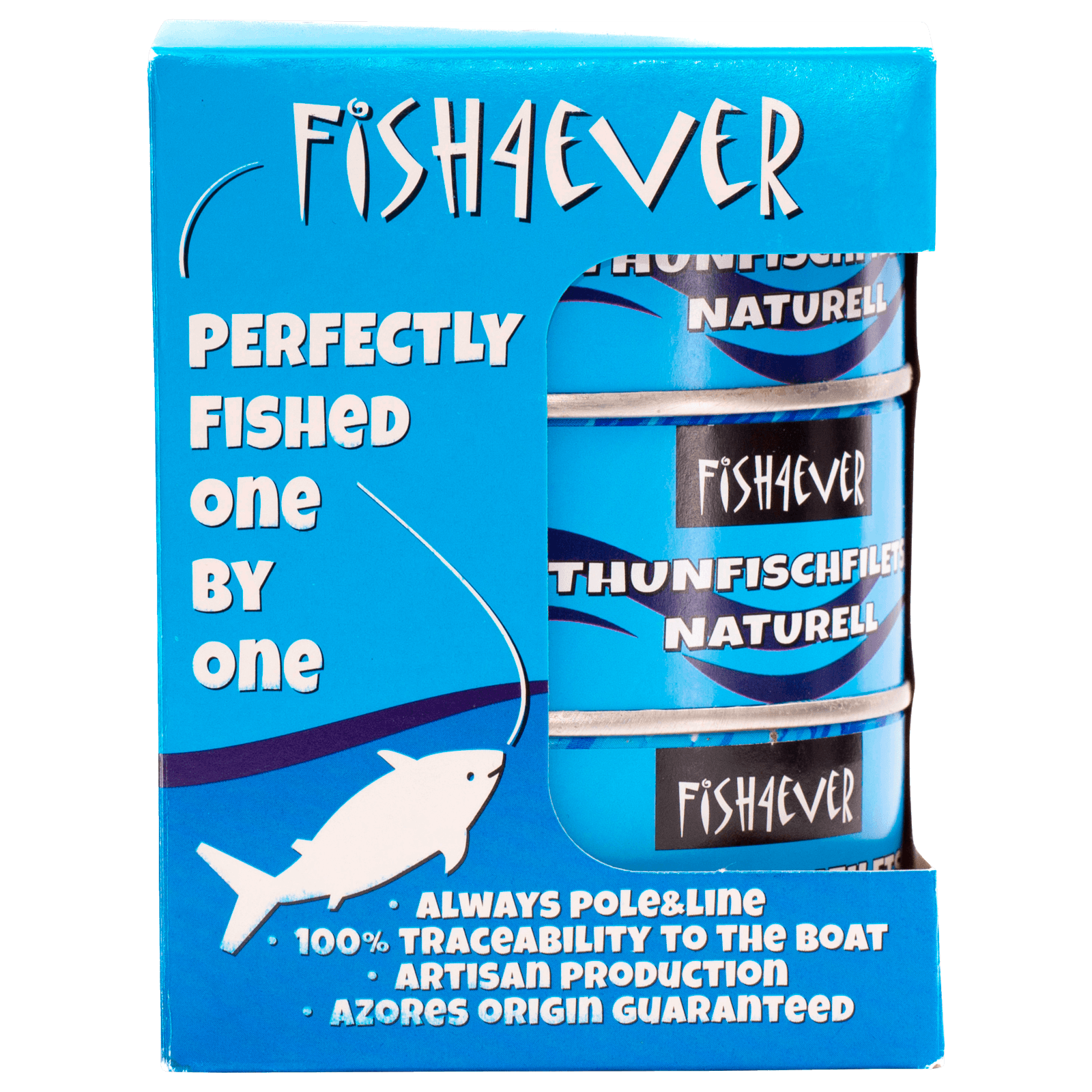 Fish4ever Thunfischfilet Naturelle 3x112g