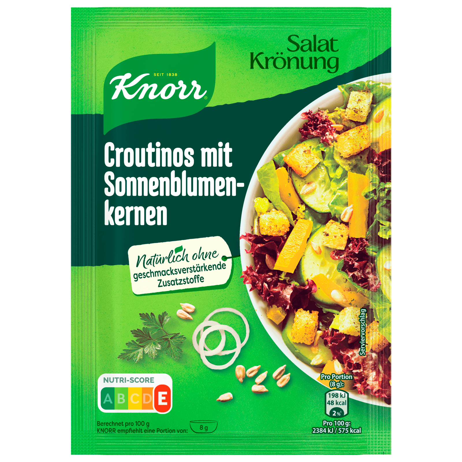 Knorr Salatkrönung Croutinos mit Sonnenblumenkernen Croutons 25 g