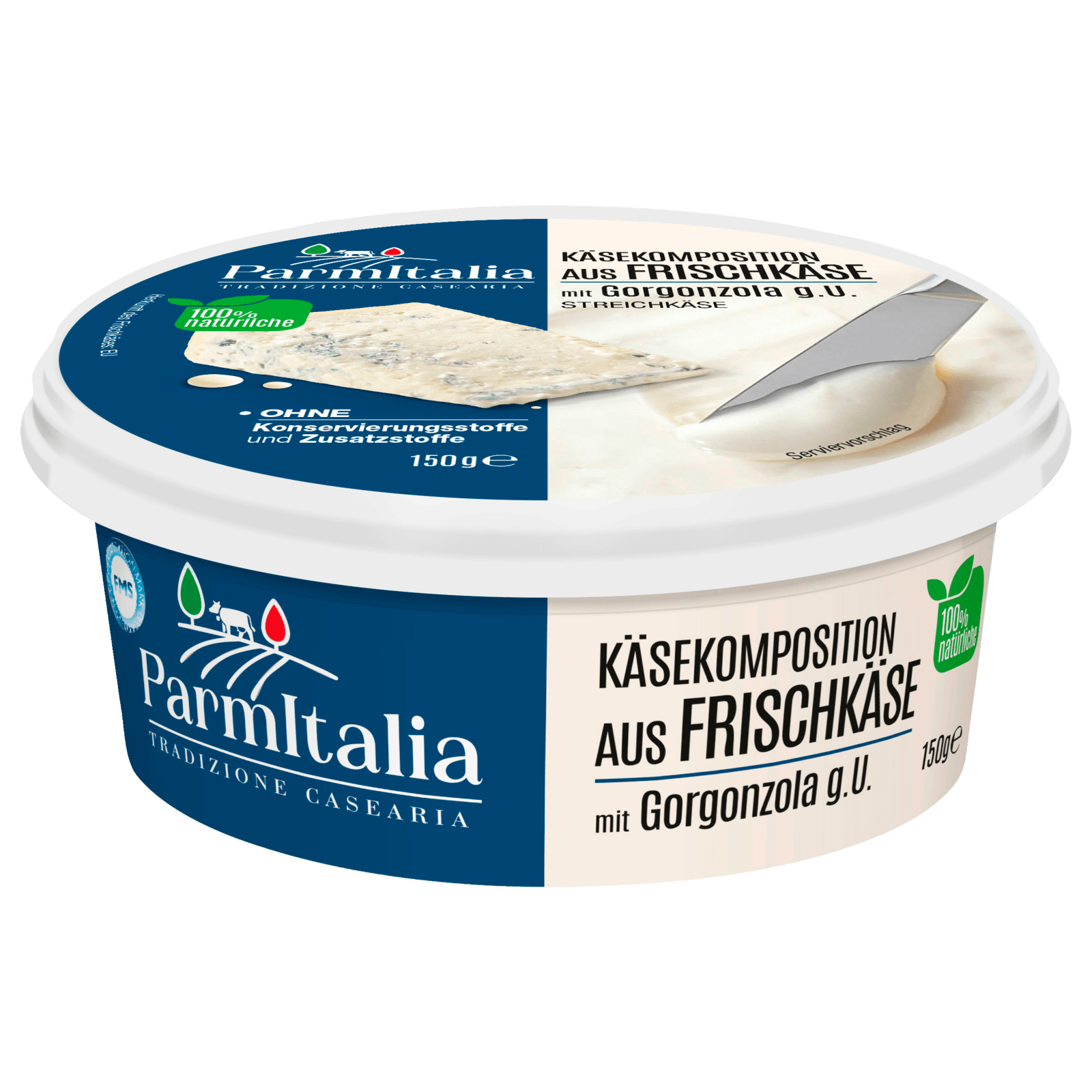 Parmitalia Käsekomposition aus Frischkäse mit Gorgonzola 150g bei REWE ...