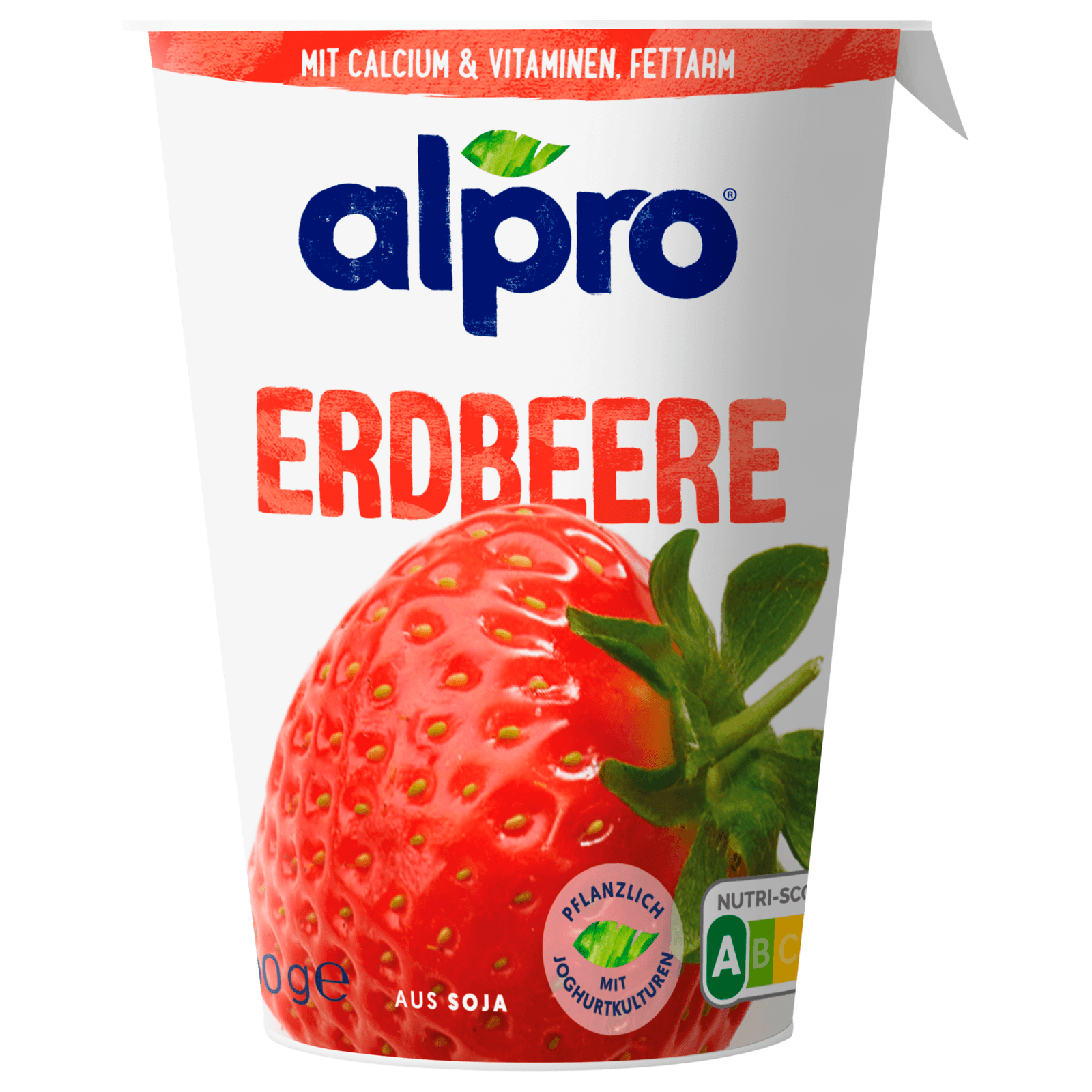 Alpro Joghurtalternative Soja Erdbeere 400g