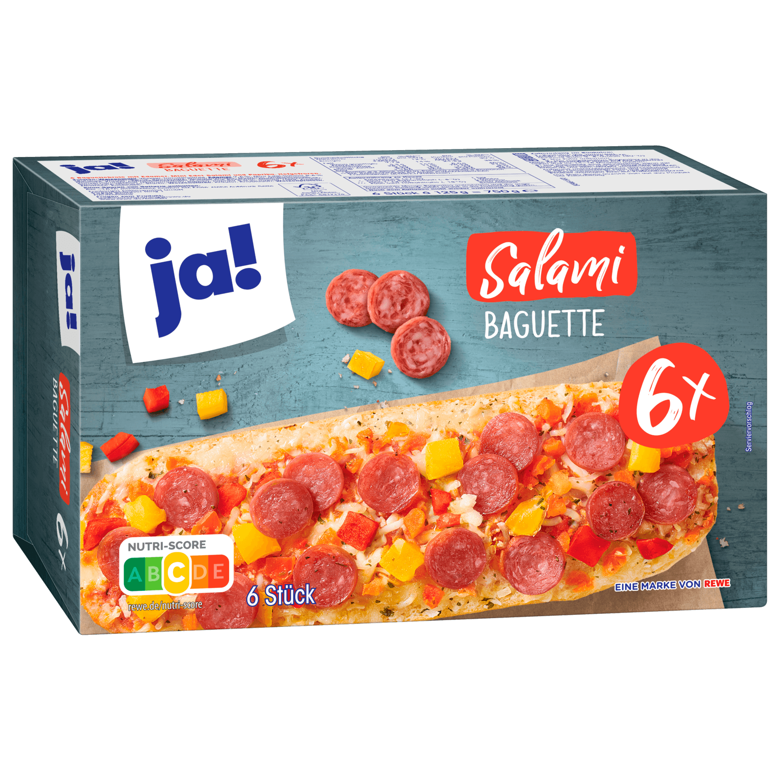 ja! Salami Baguette 125g