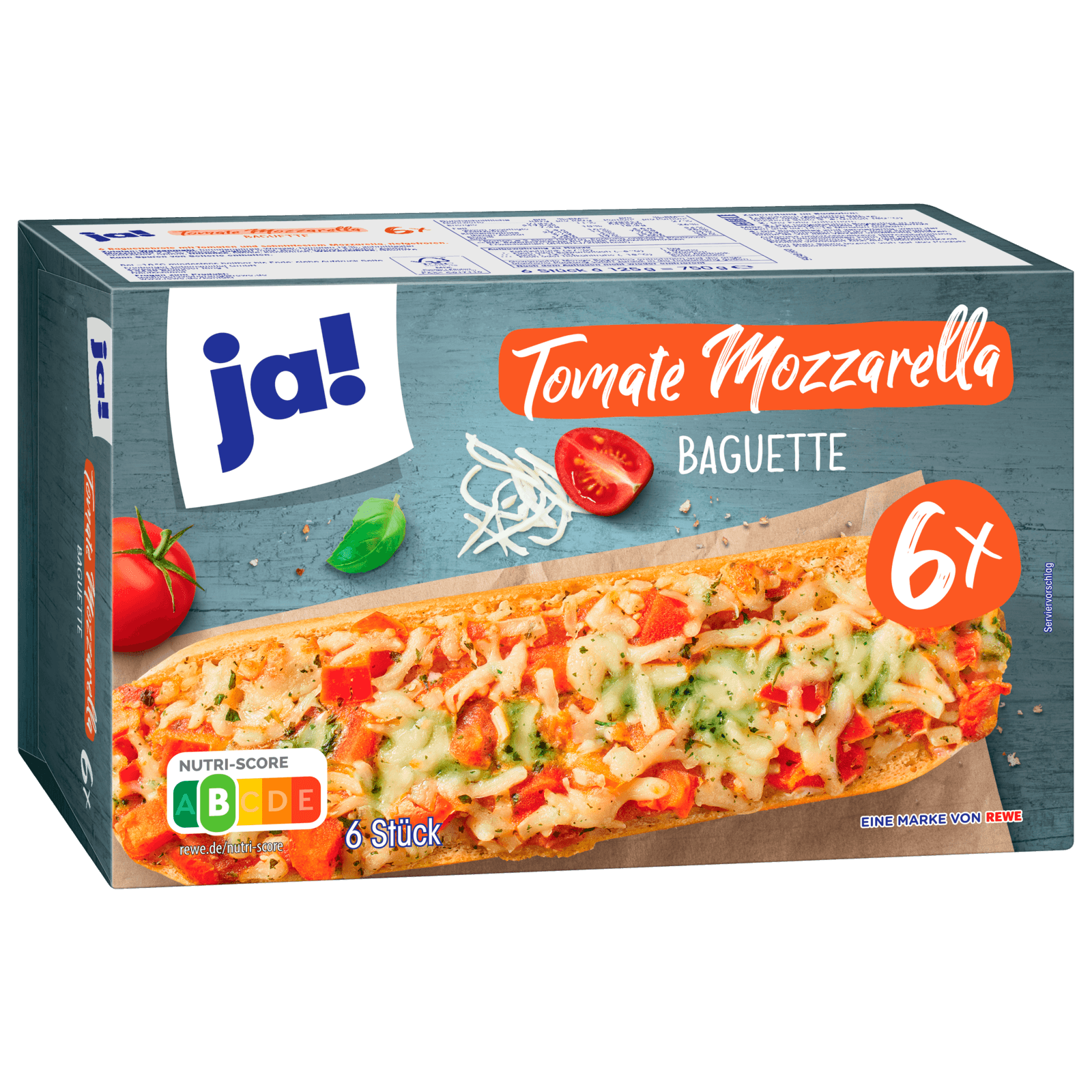 ja! Baguette Tomate Mozzarella 125g