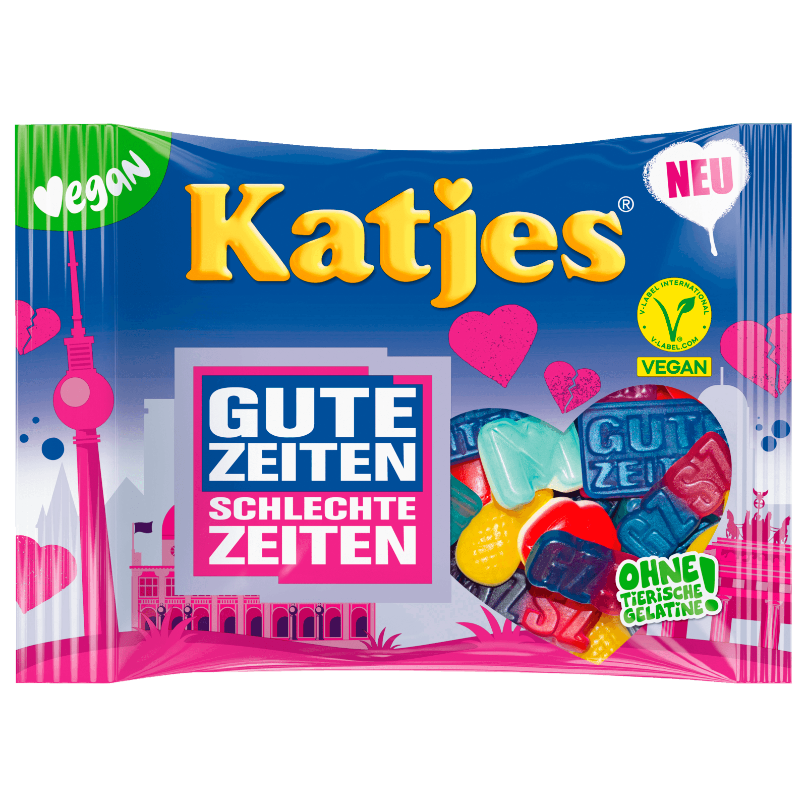 Katjes Fruchtgummi GZSZ vegan 175g