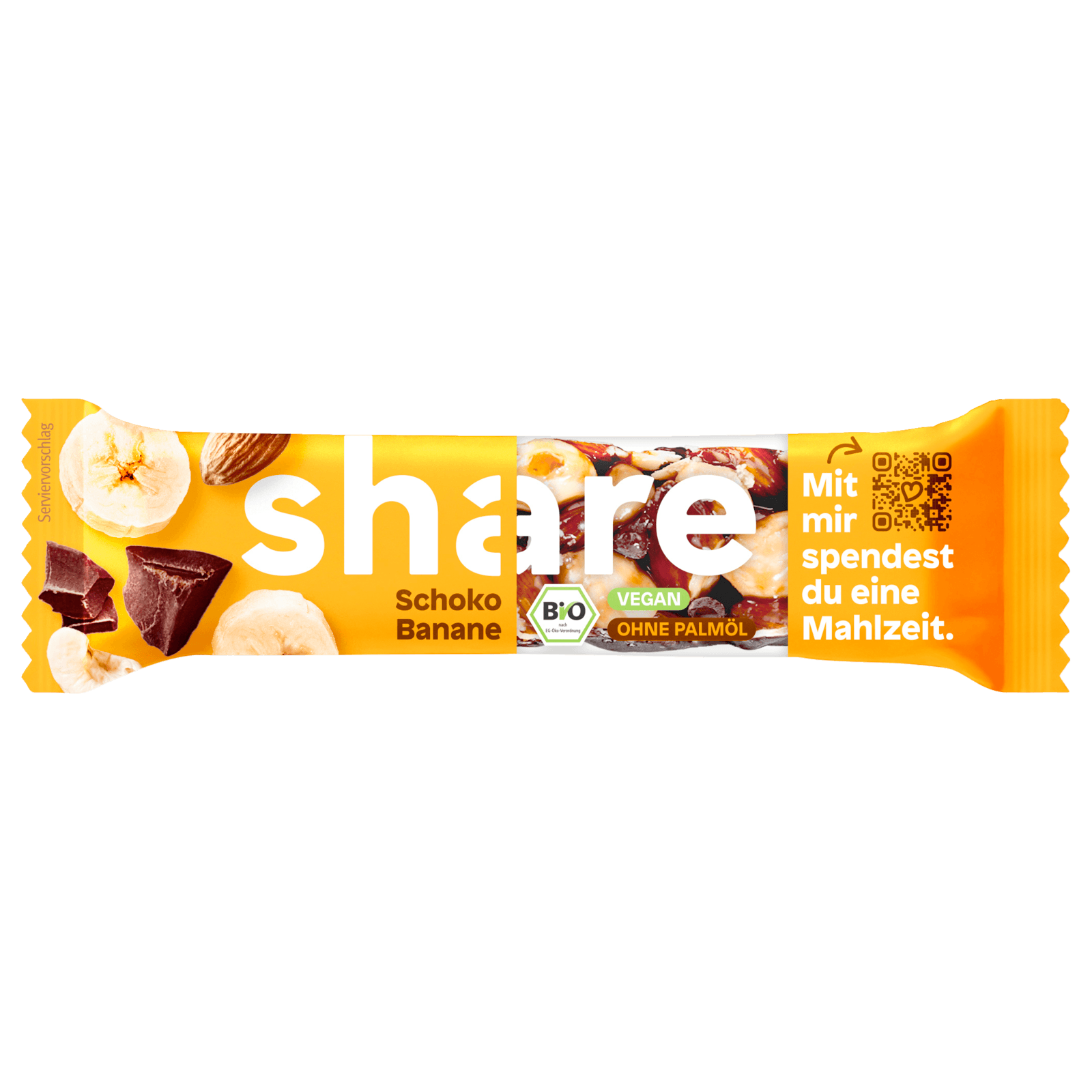 share Bio Nussriegel Schoko Banane 35g