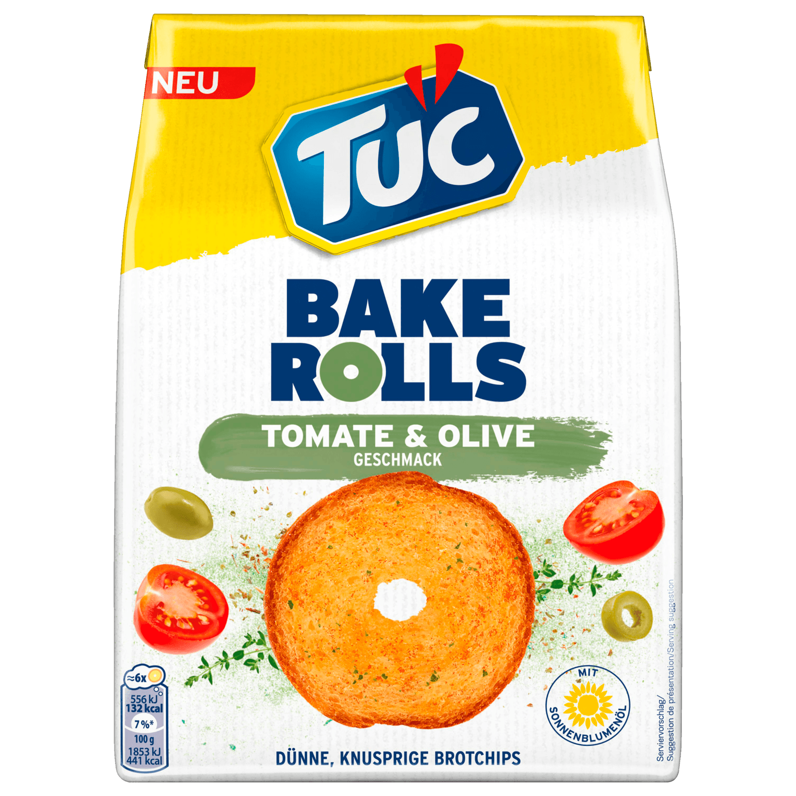 Tuc Bake Rolls Tomate & Olive 150g