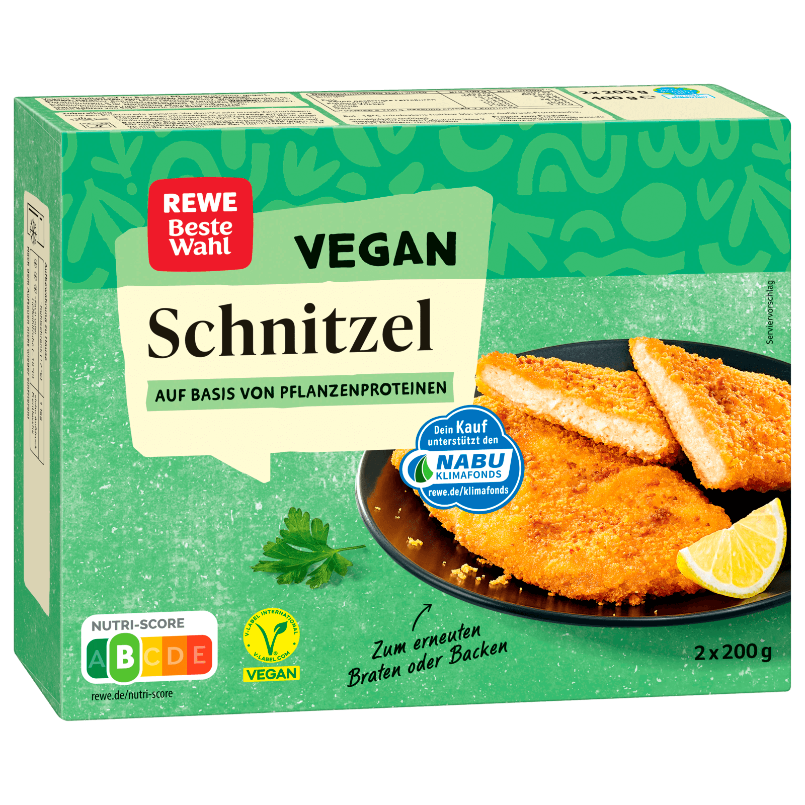 REWE Beste Wahl Schnitzel vegan 400g