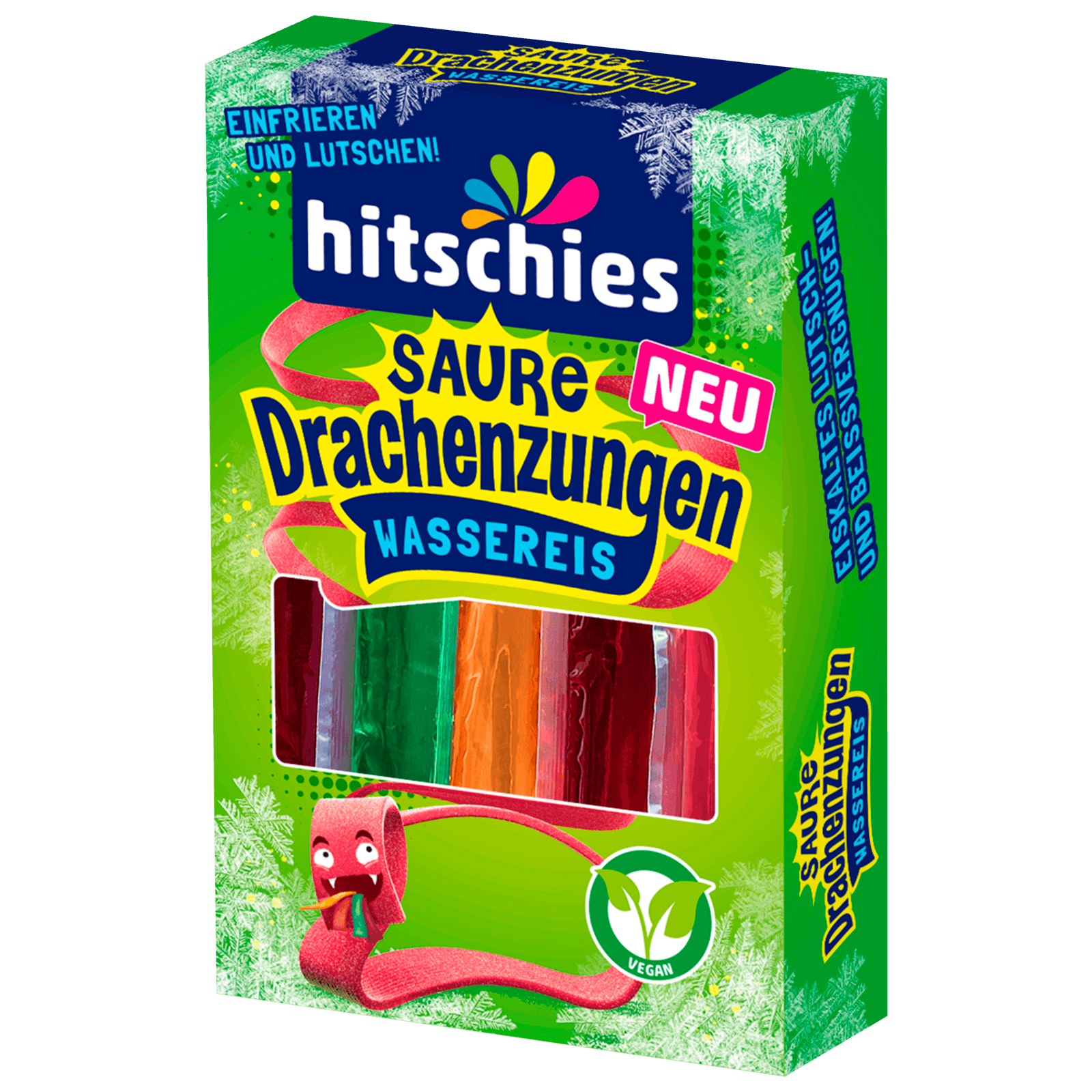 Hitschies Saure Drachenzungen Wassereis 400ml