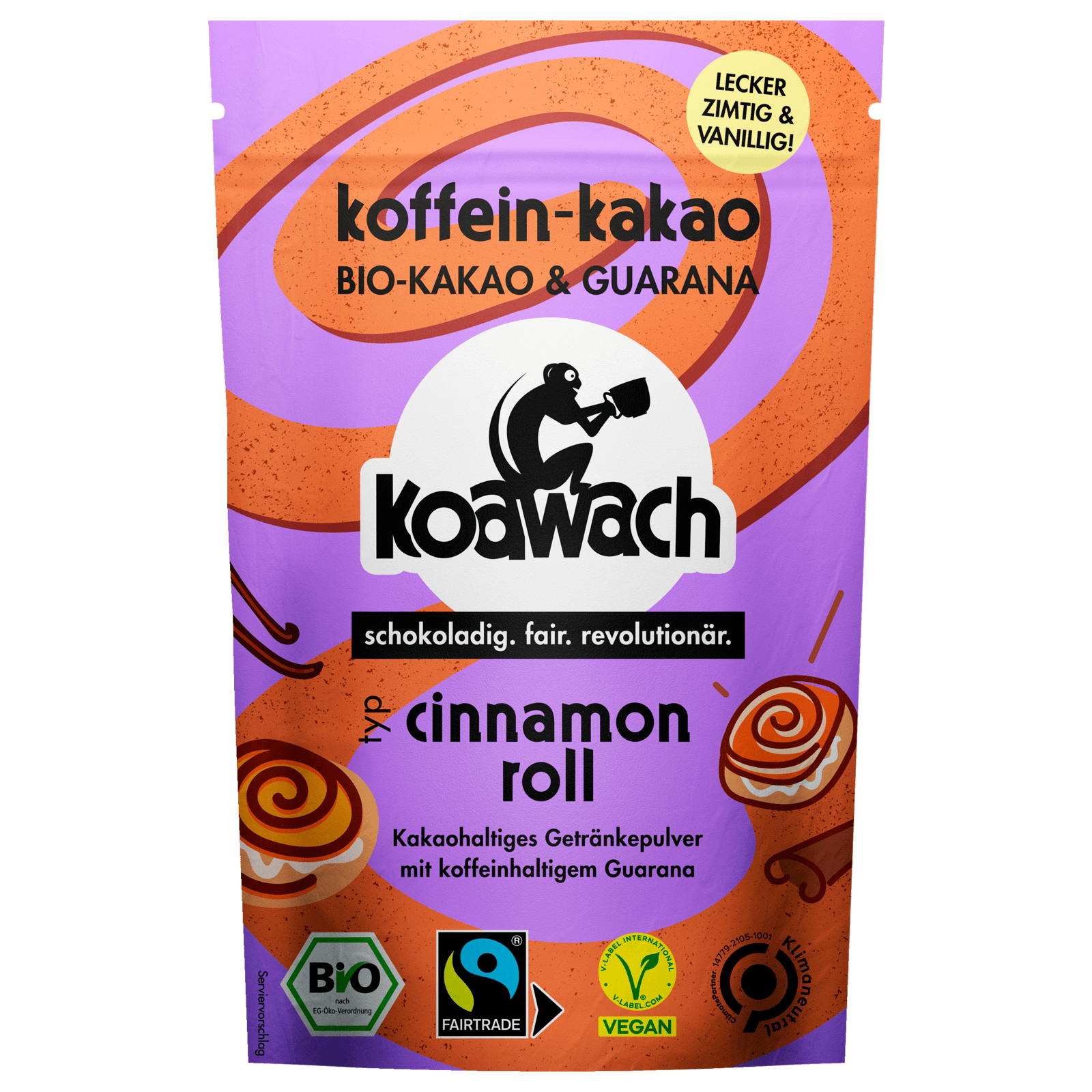 Koawach Bio Kakao Cinnamon Roll vegan 100g