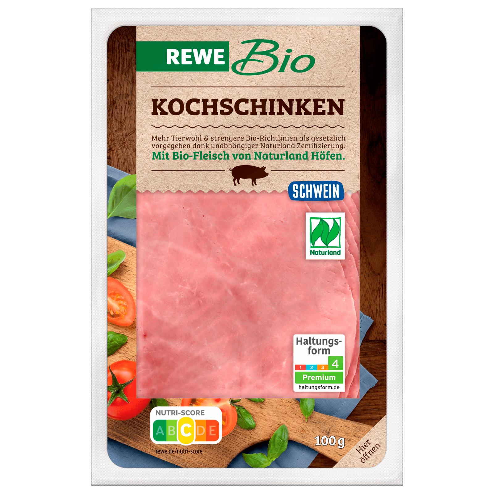 REWE Bio Kochschinken 100g