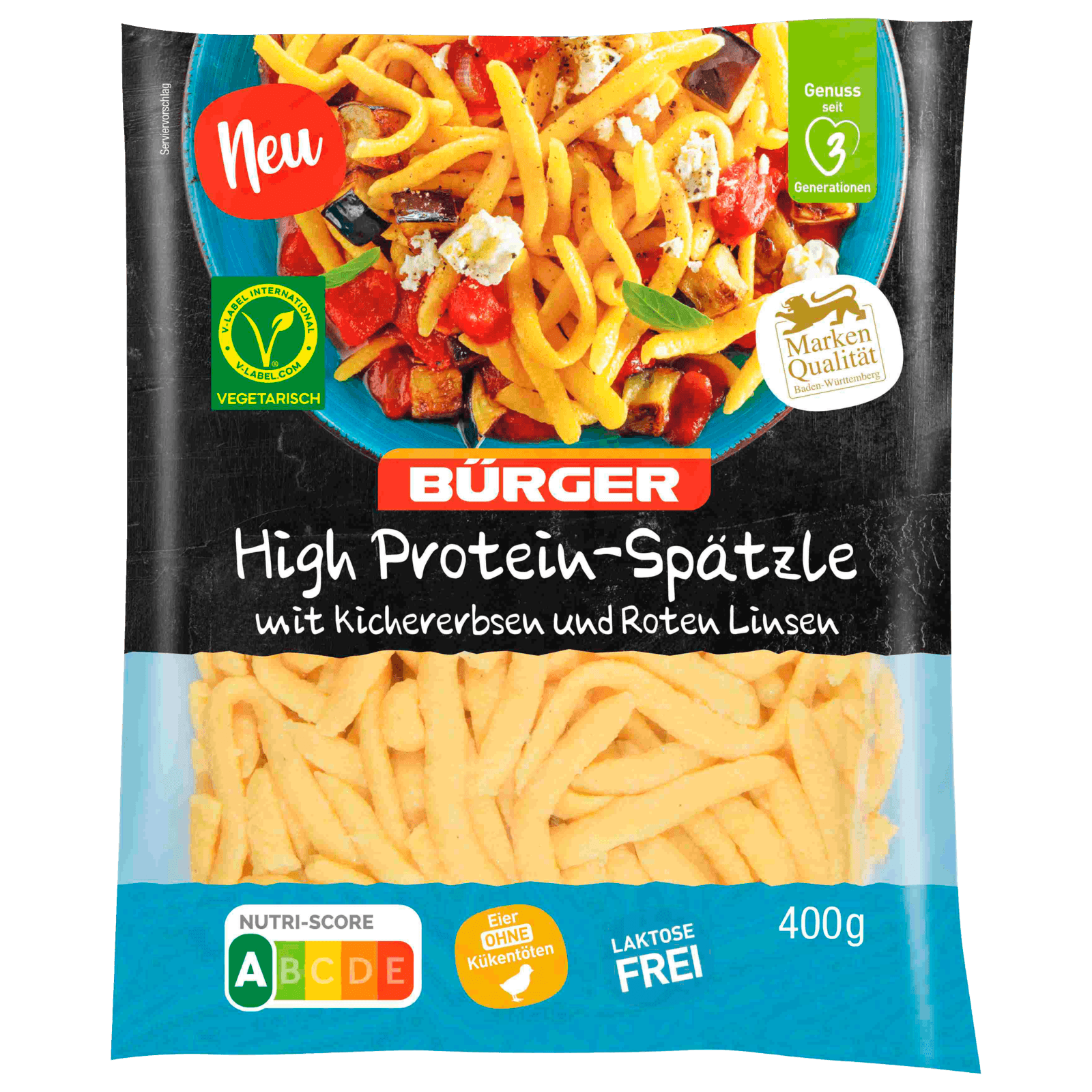 Bürger High Protein Spätzle 400g Bei Rewe Online Bestellen