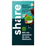 share Bio Schokolade Nuss & Meersalz 100g