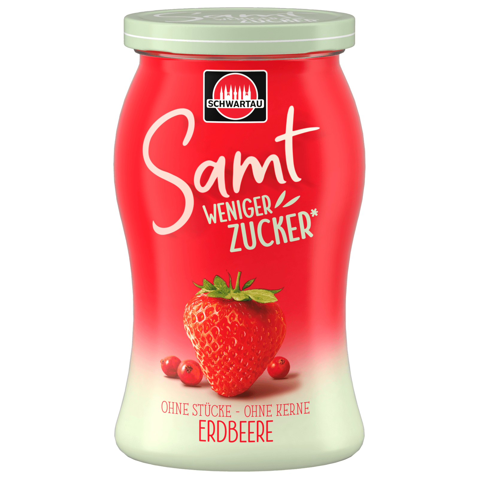 Schwartau Samt Erdbeere weniger Zucker 255g