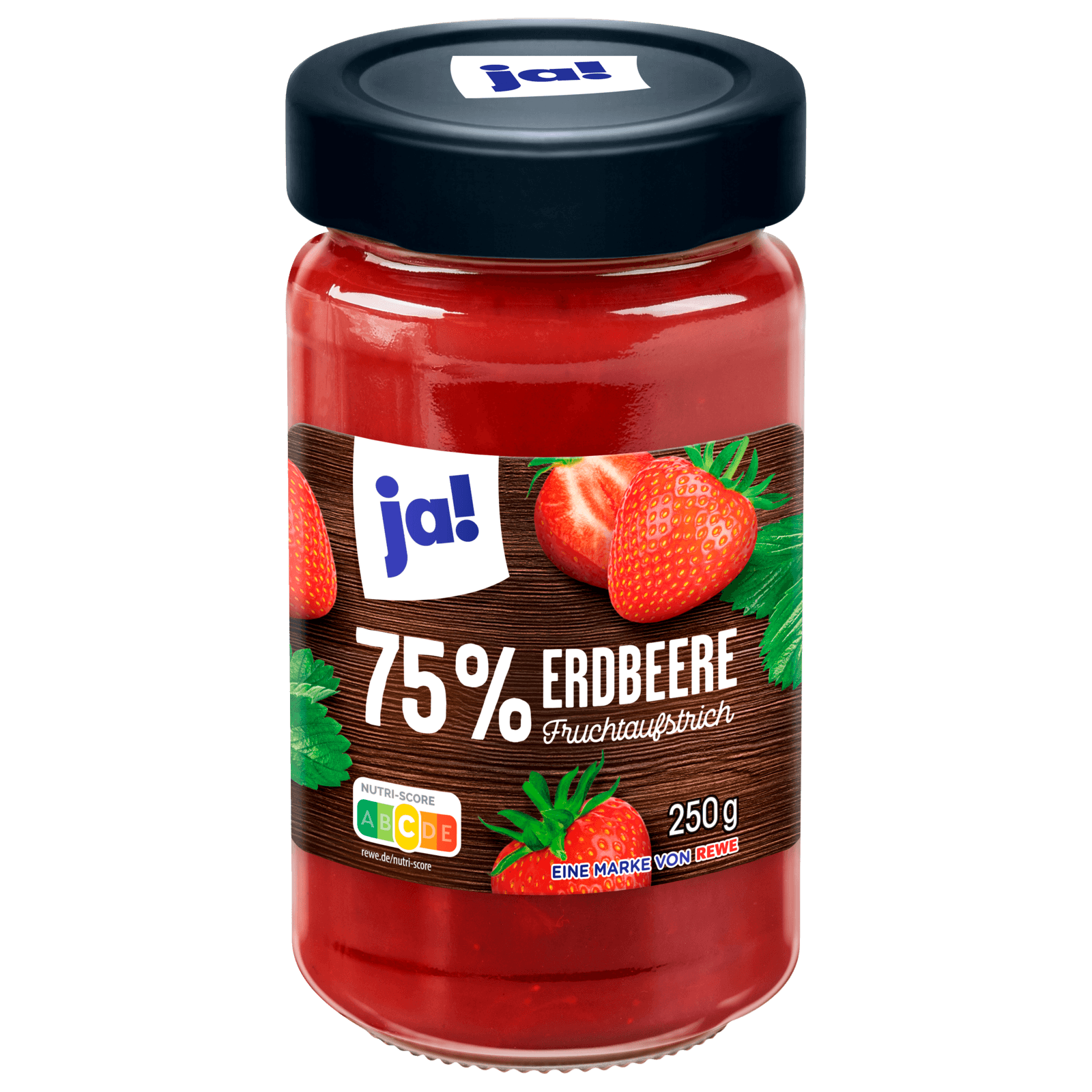 ja! Fruchtaufstrich Erdbeere 250g