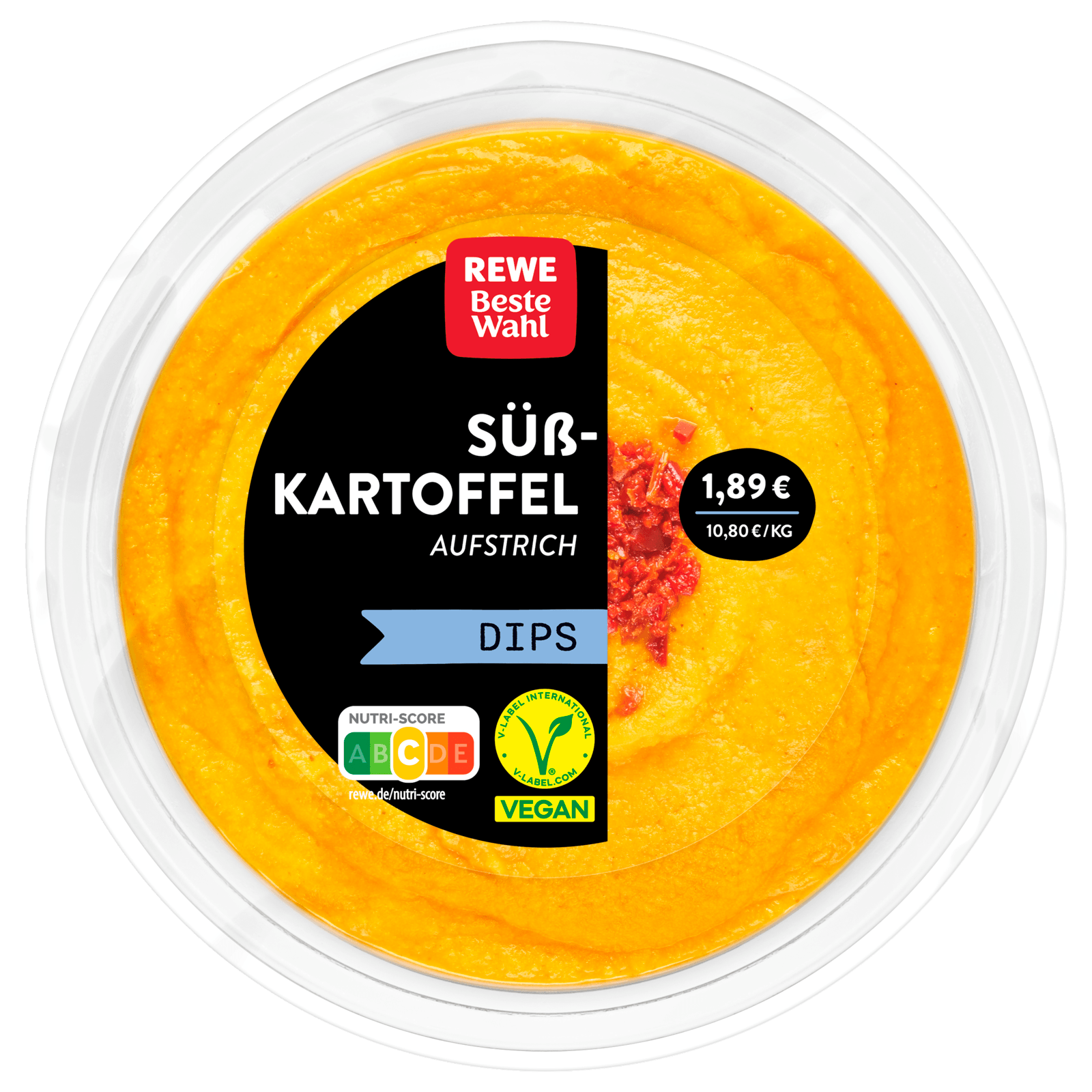 REWE Beste Wahl Süßkartoffelaufstrich vegan 175g