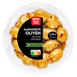 REWE Beste Wahl Marinierte Oliven mit Chili 150g