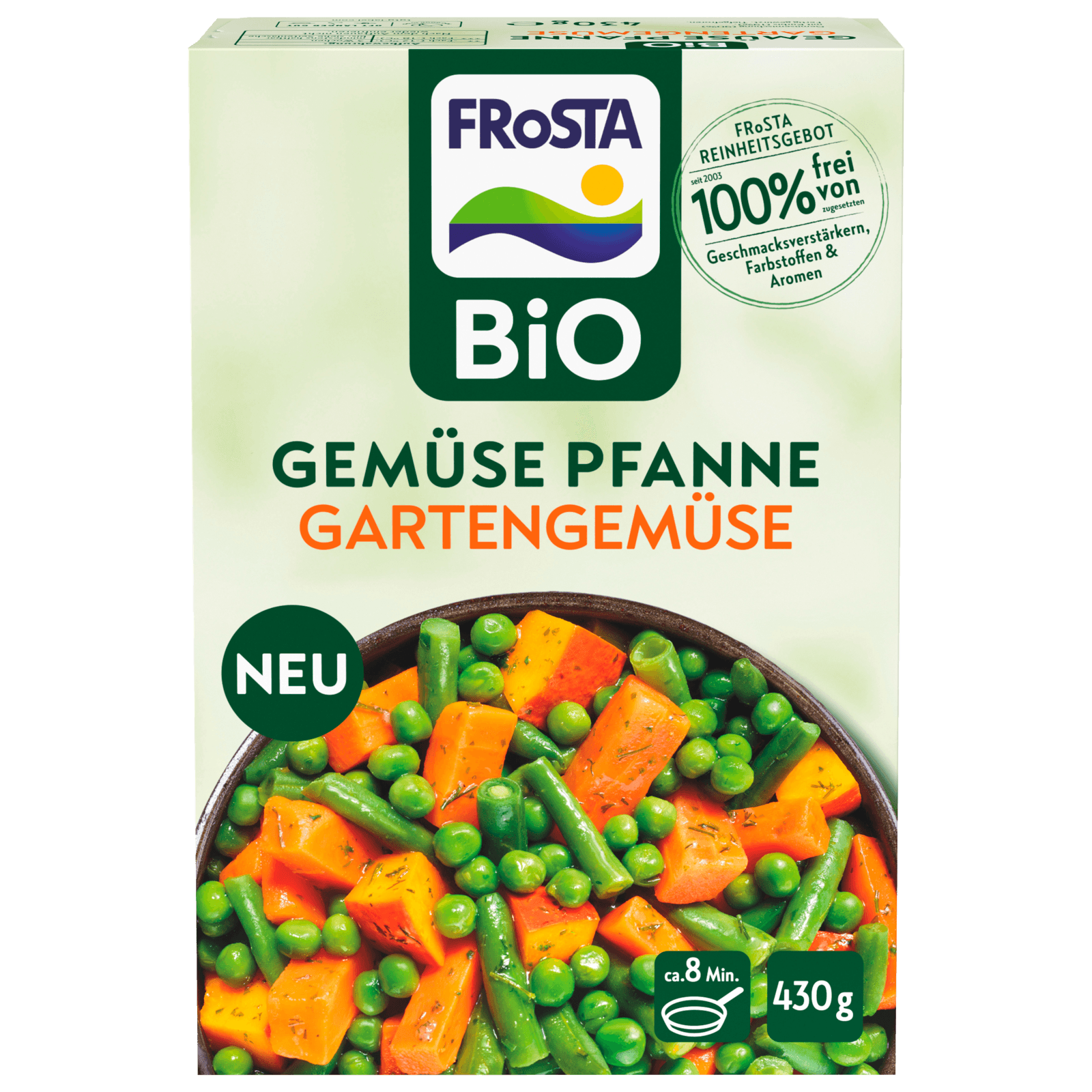 Frosta Bio Gemüsepfanne Gartengemüse 430g