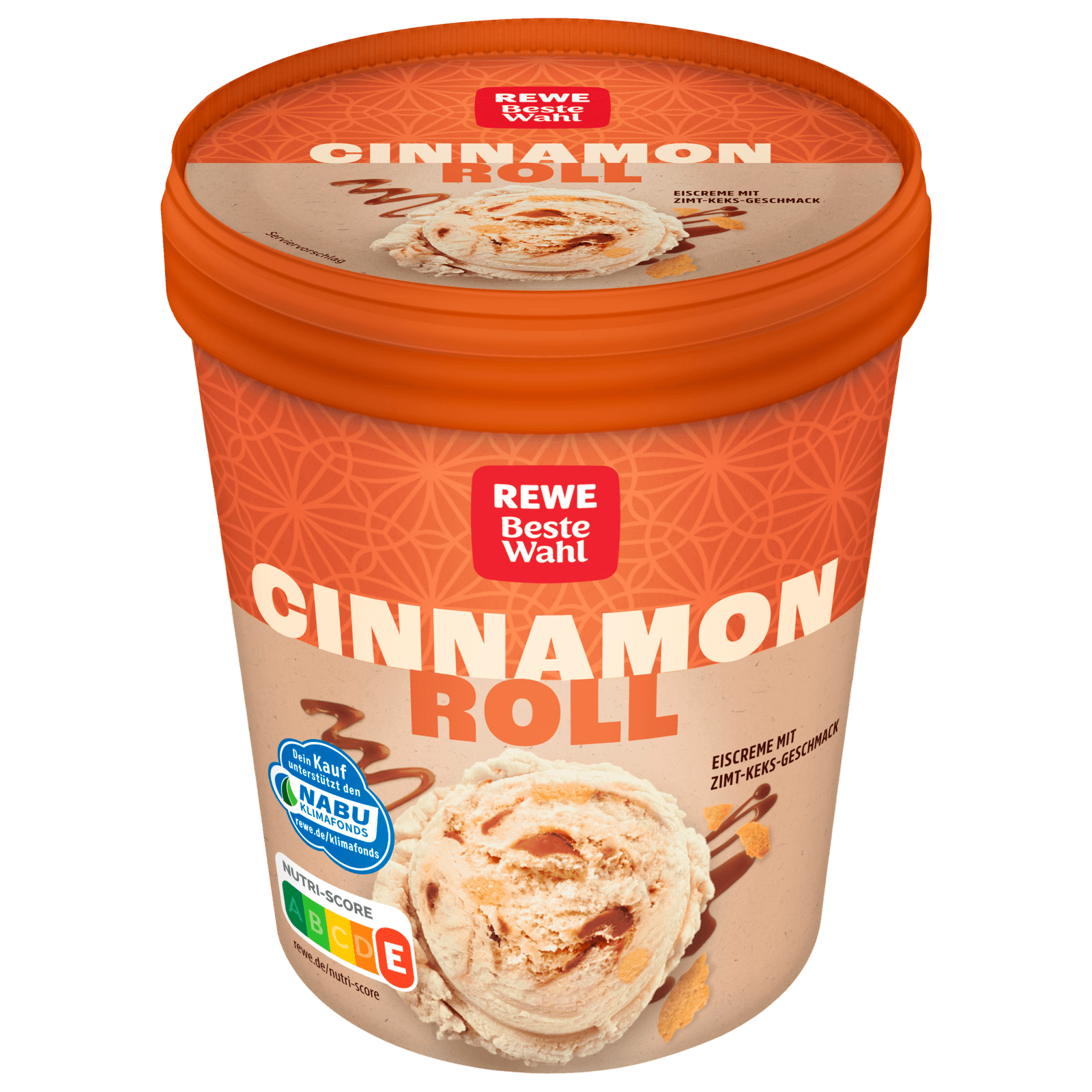 REWE Beste Wahl Cinnamon Roll Eiscreme 500ml